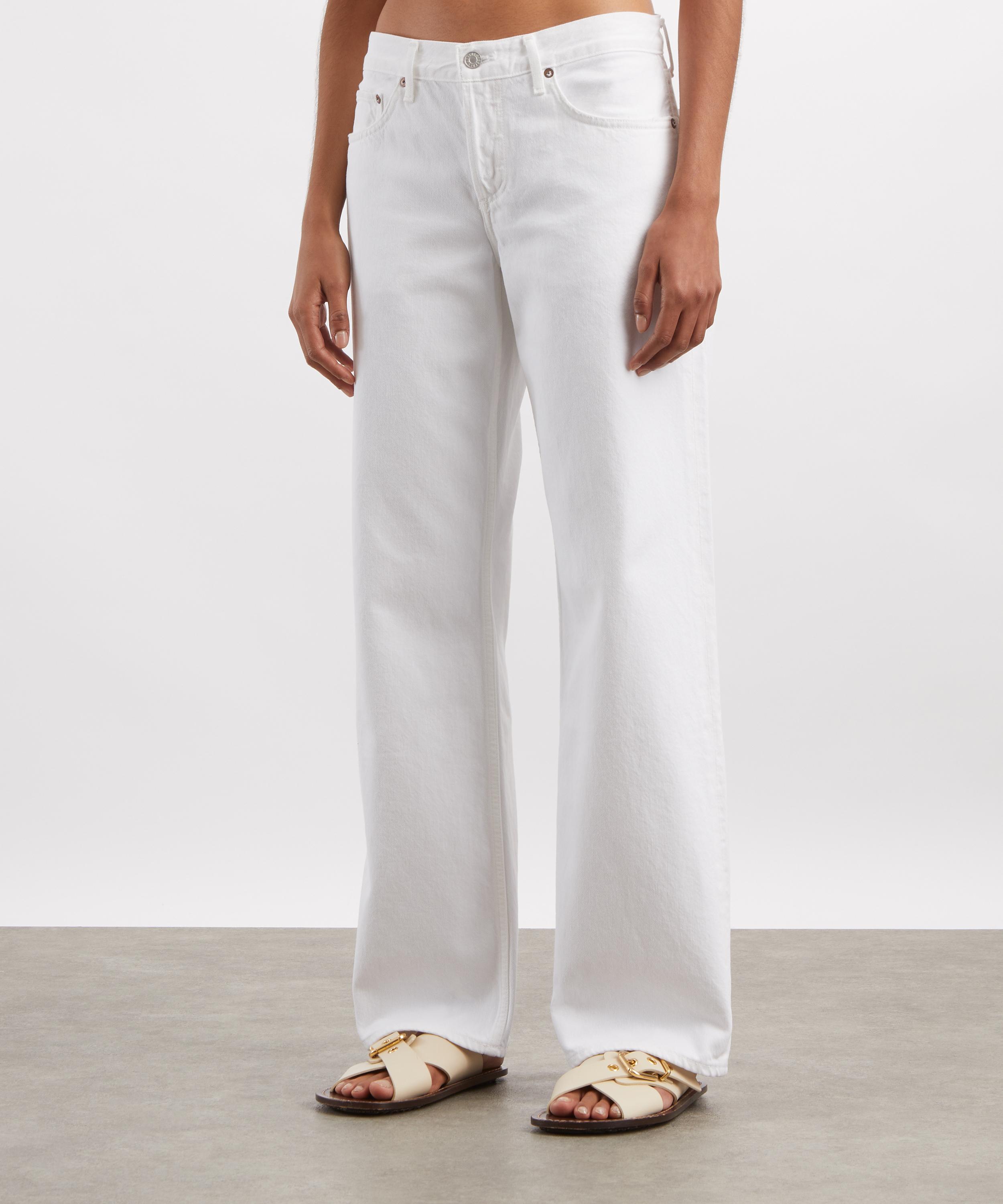 AGOLDE - Low-Rise Loose Jeans in Marshmallow&nbsp; image number 2