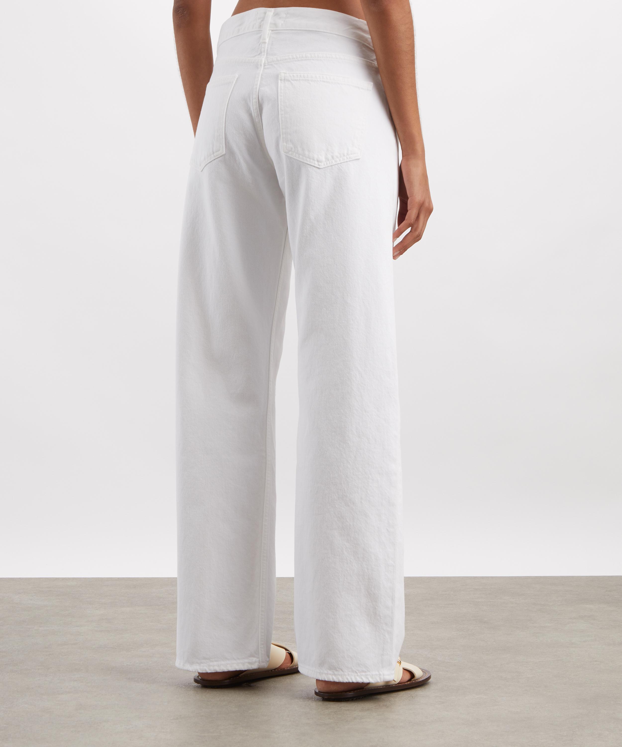 AGOLDE - Low-Rise Loose Jeans in Marshmallow&nbsp; image number 3