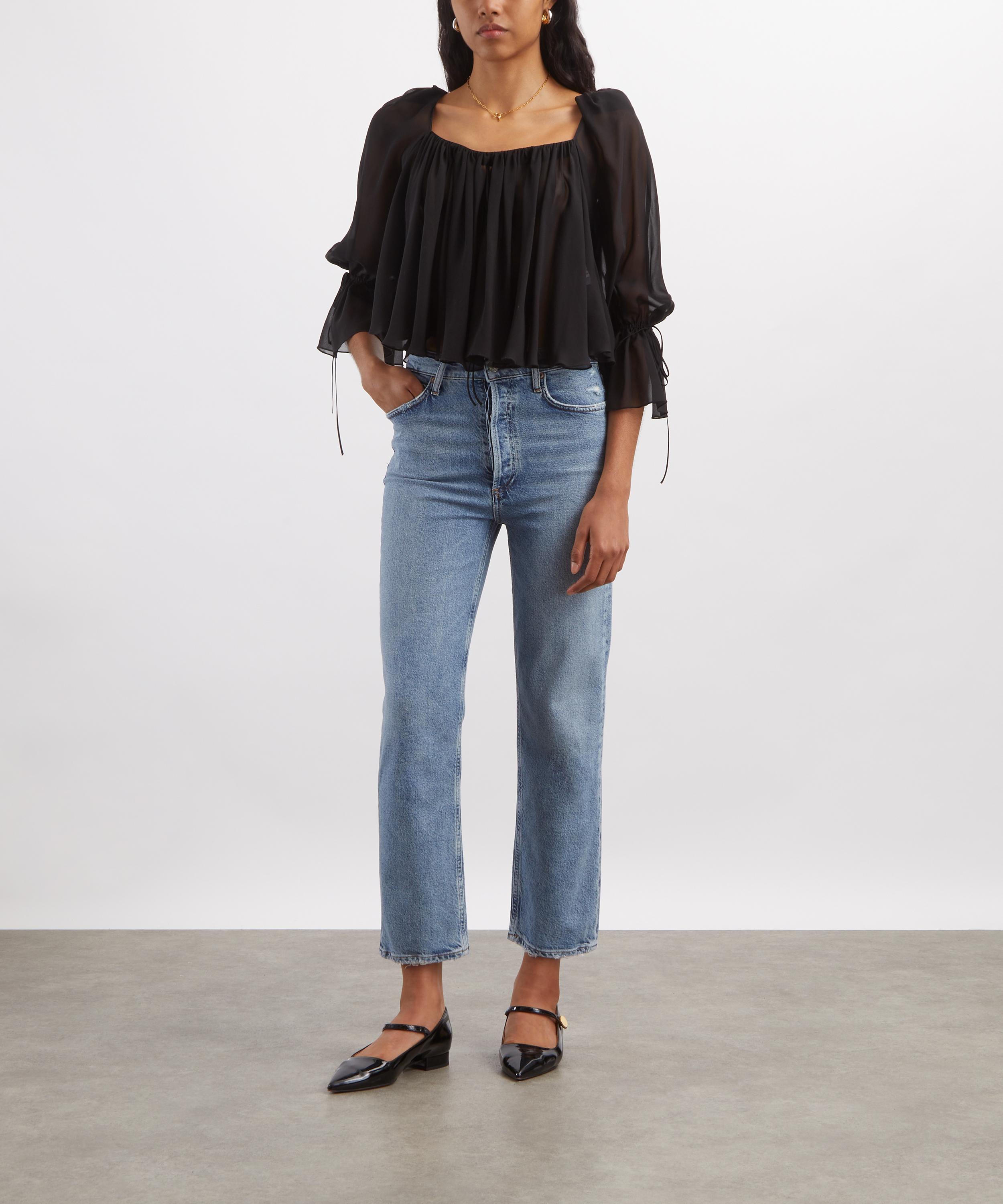 AGOLDE - 90s Pinch Waist Crop Jeans in Renew image number 1