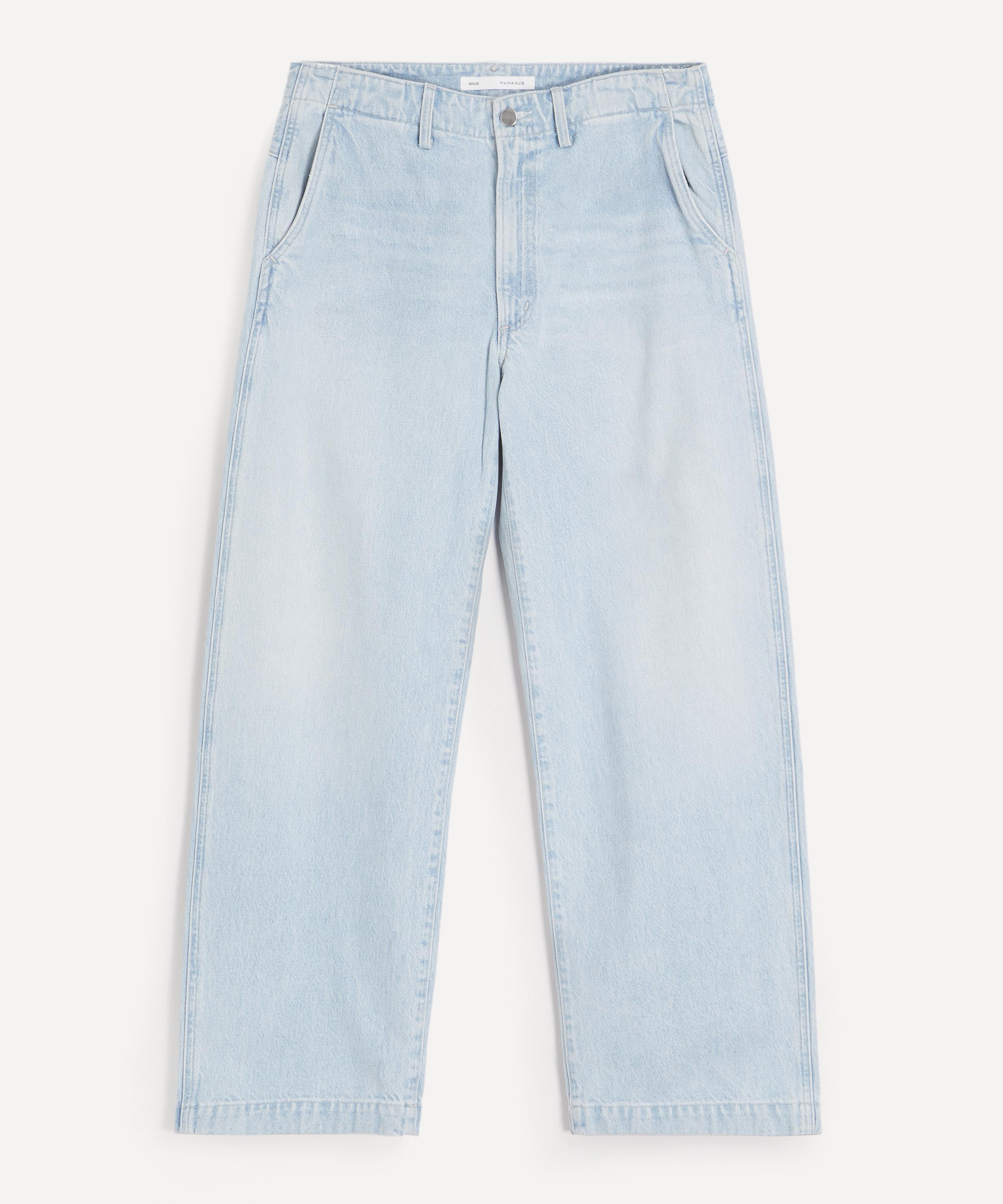 AGOLDE - Trouser Wide-Leg Jeans in Washed Pale Indigo