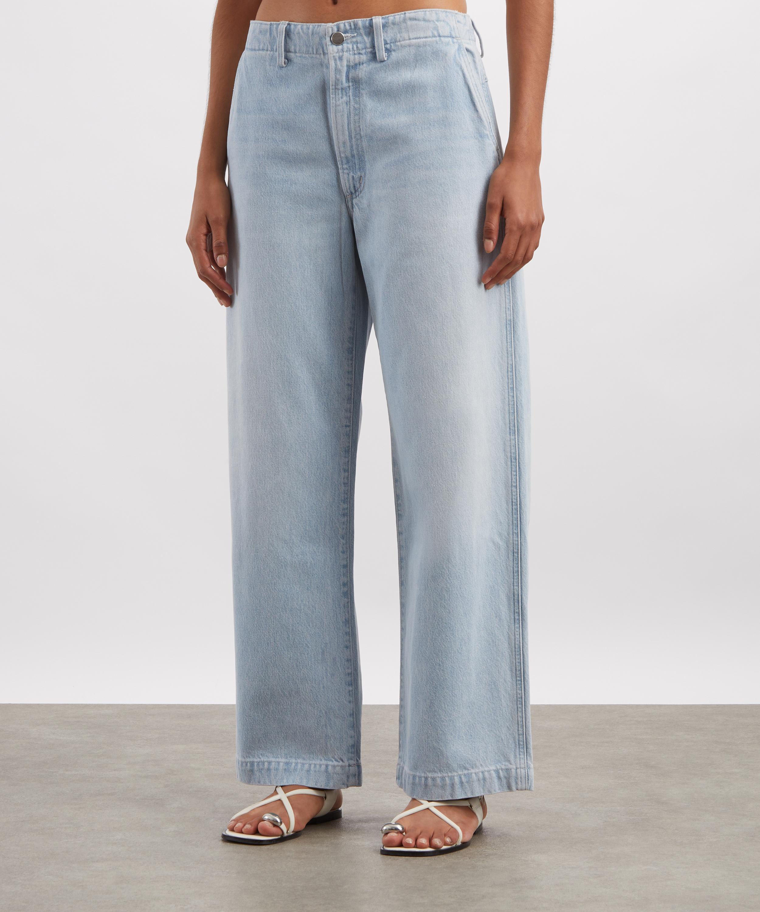 AGOLDE - Trouser Wide-Leg Jeans in Washed Pale Indigo image number 2