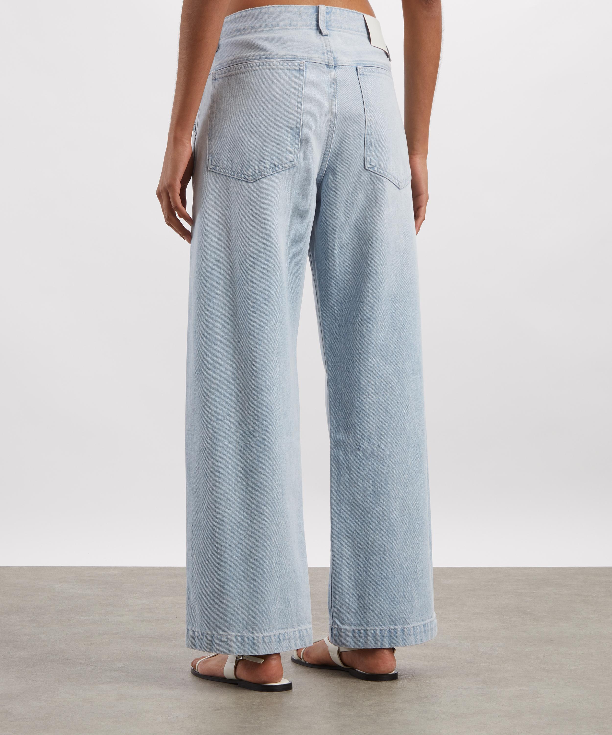 AGOLDE - Trouser Wide-Leg Jeans in Washed Pale Indigo image number 3