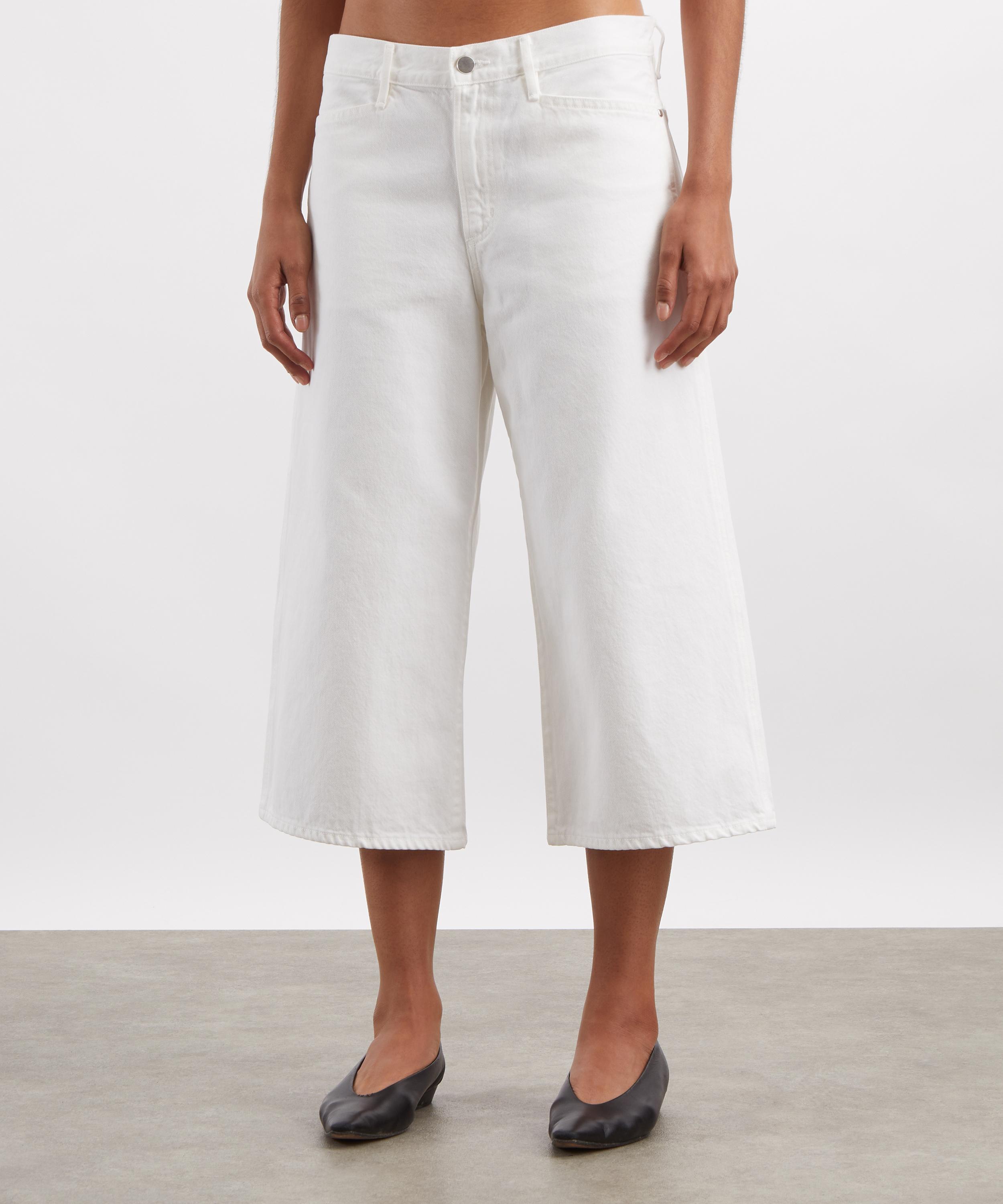 AGOLDE - White Skater Denim Shorts&nbsp; image number 2