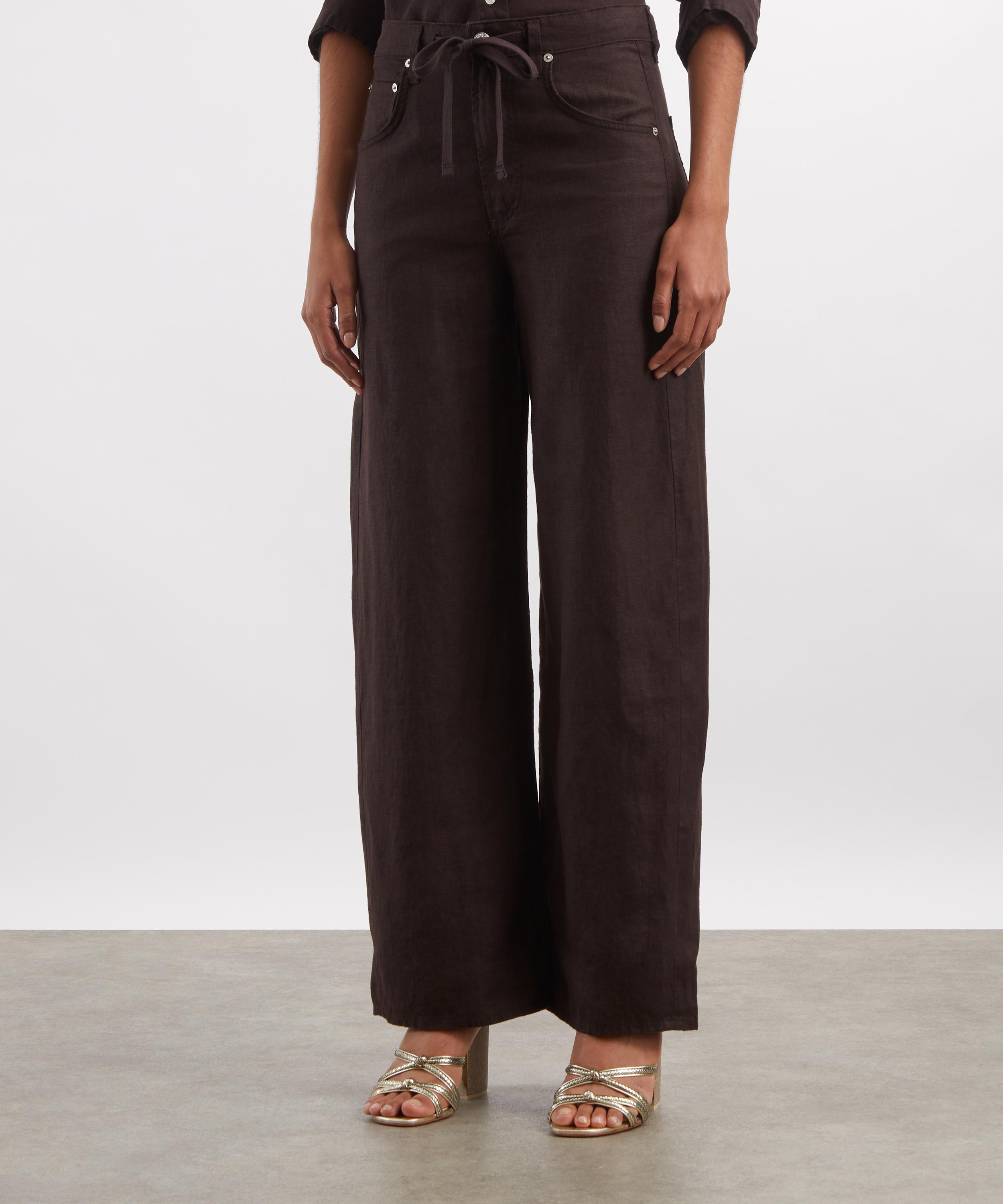 Citizens of Humanity - Brynn Drawstring Linen Trousers image number 2