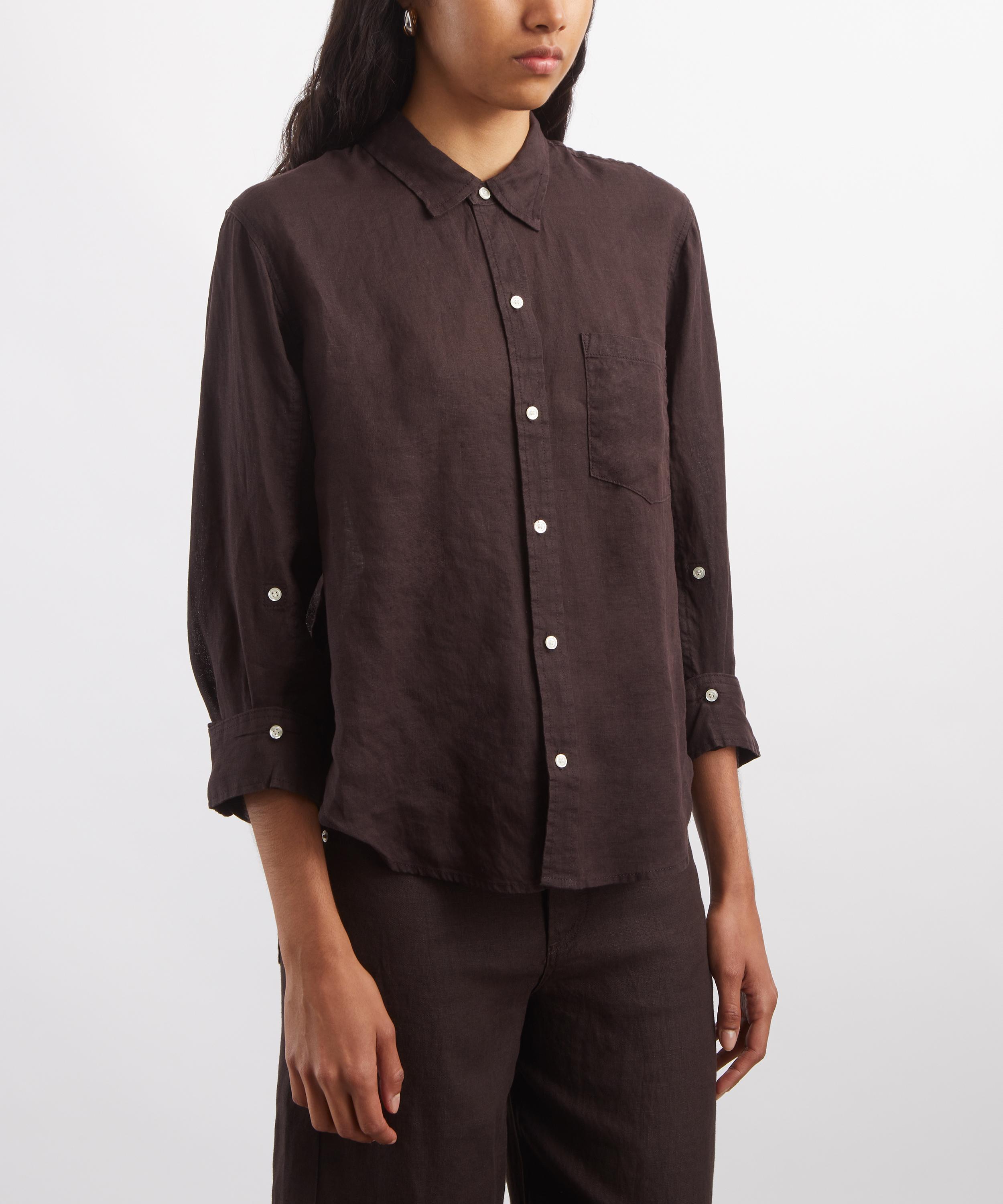 Citizens of Humanity - Kayla Shrunked Linen Shirt image number 2