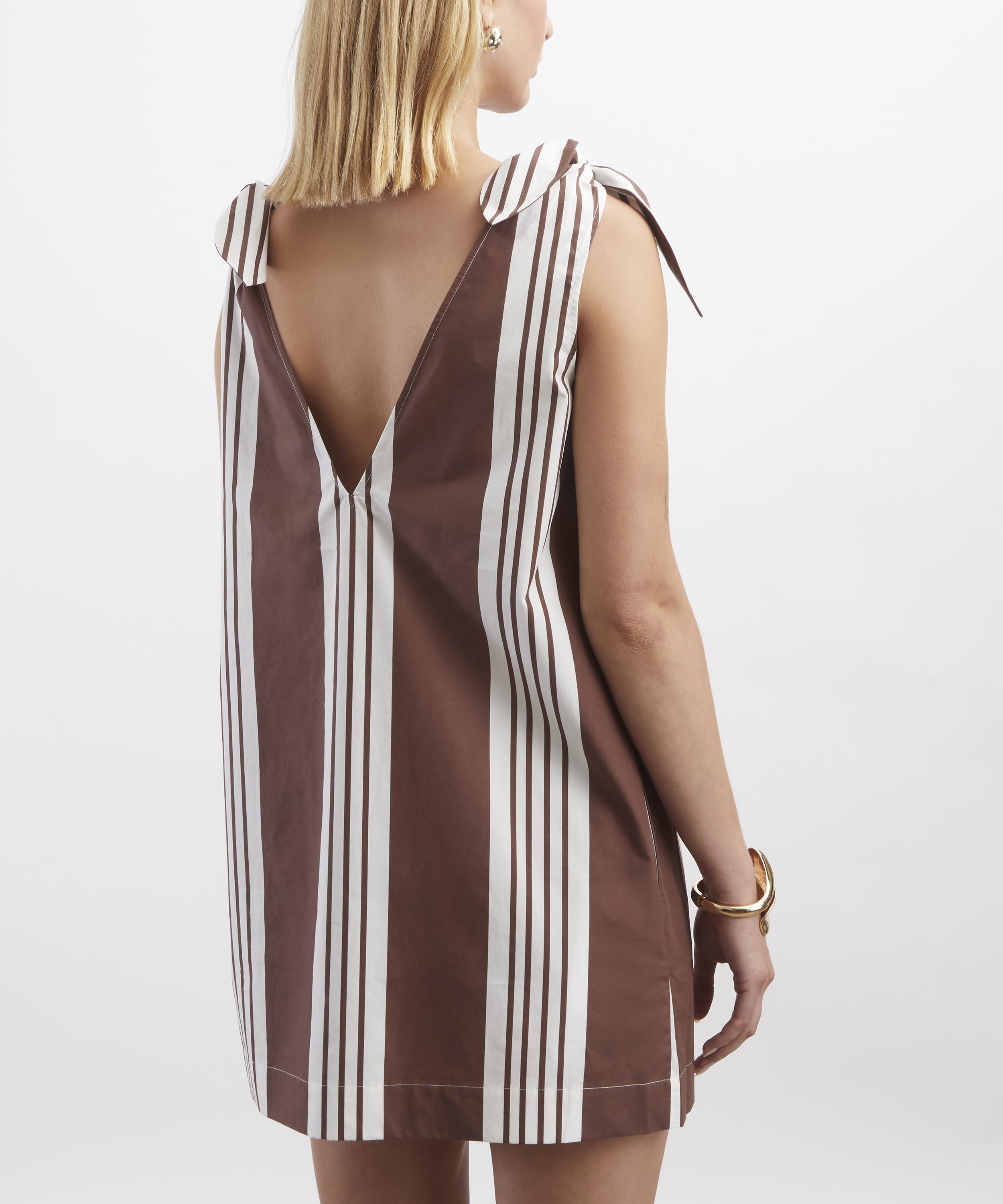 Posse - Rosie Chocolate Stripe Mini Dress&nbsp; image number 3