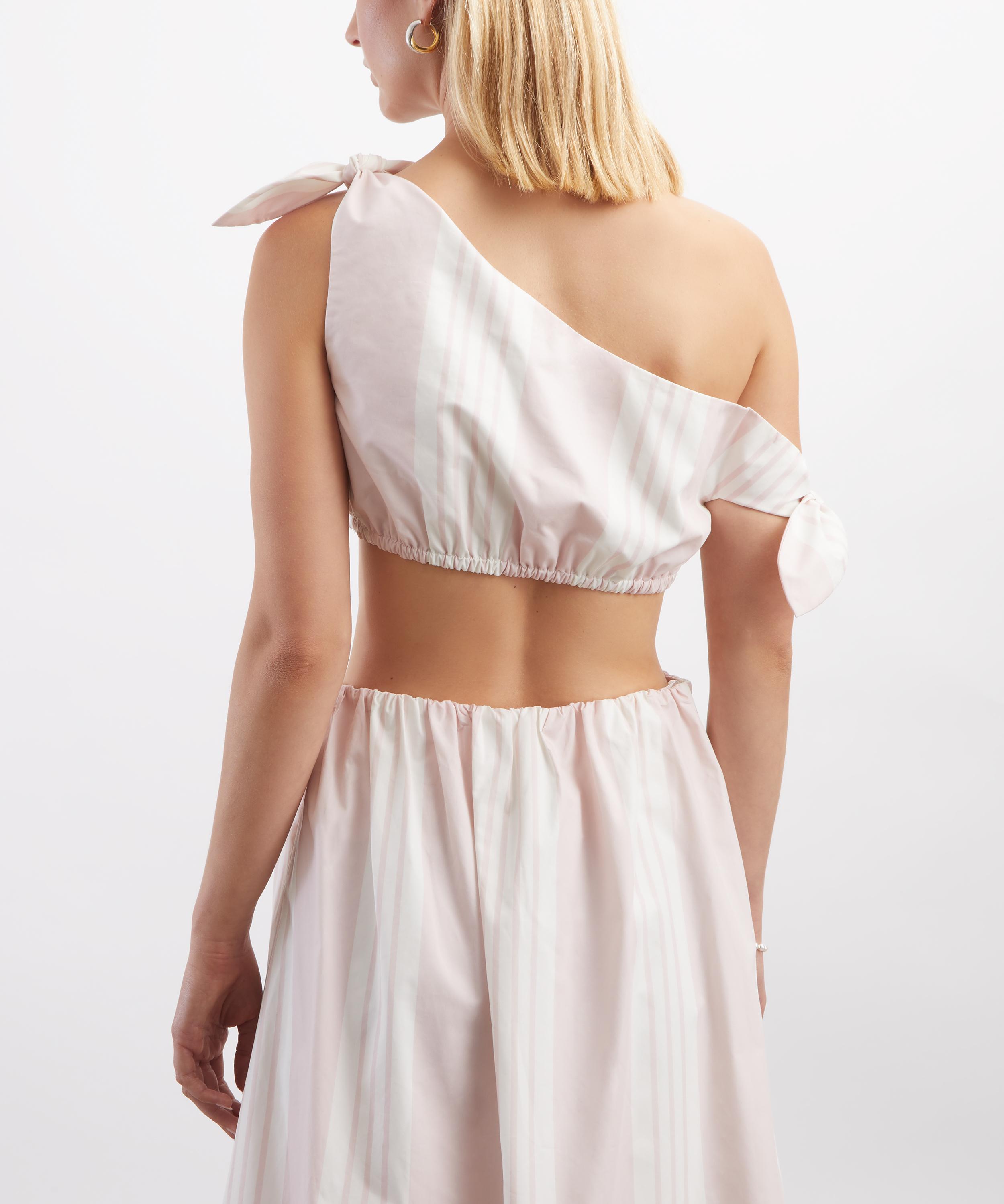 Posse - Rosie Pink Stripe Tie Top image number 3