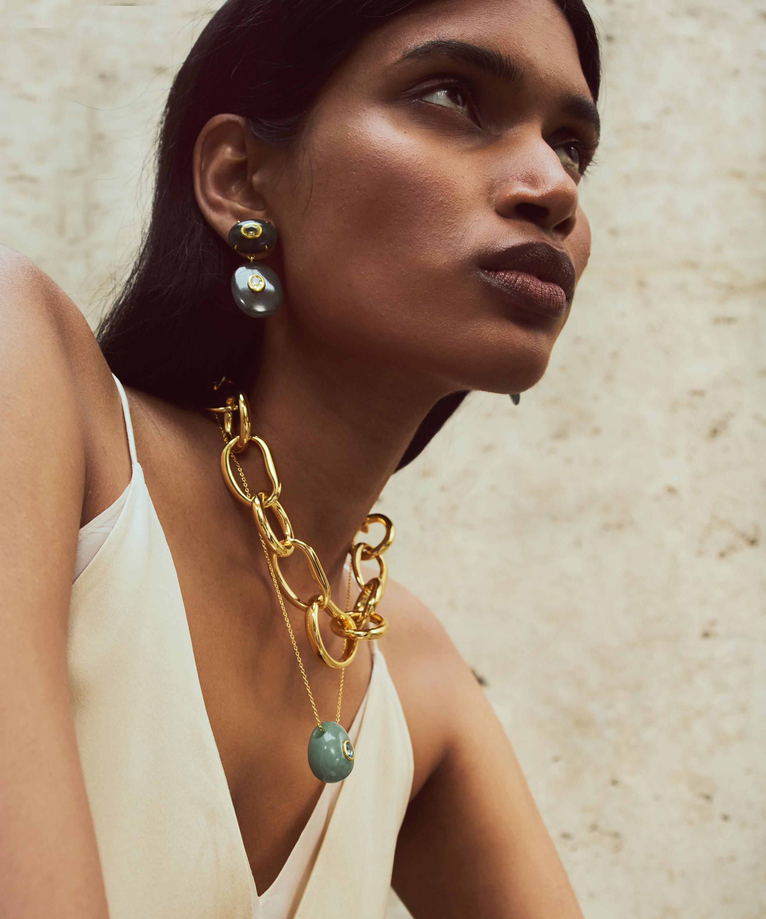 Lizzie Fortunato - 24ct Gold-Plated Dorothy Earrings image number 1