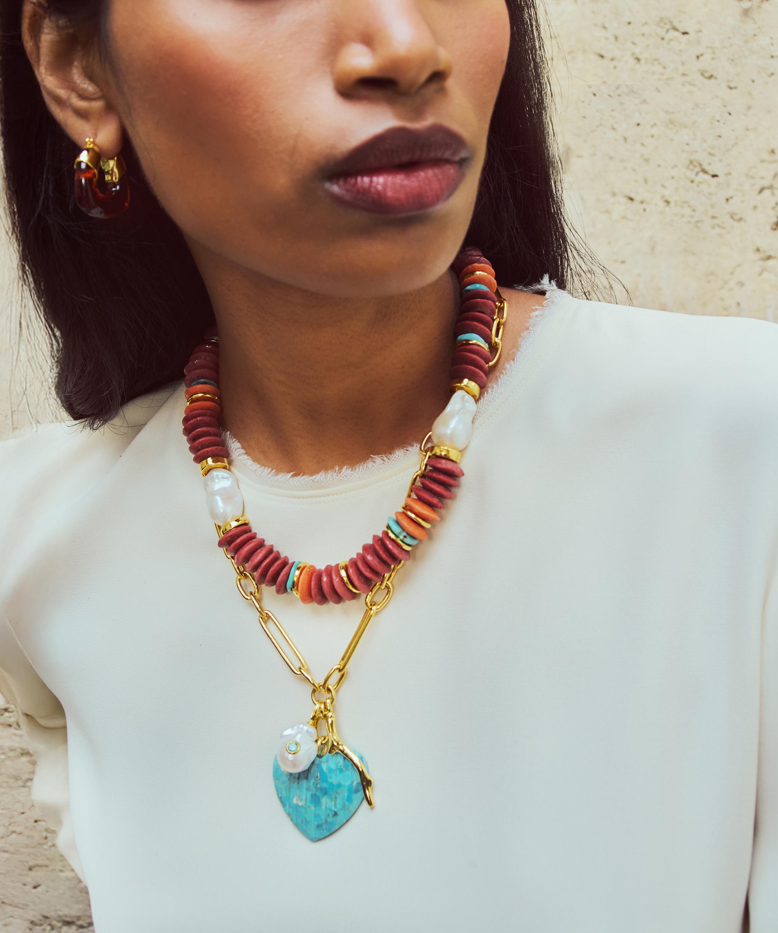 Lizzie Fortunato - Gold-Plated Mini Organic Hoop Earrings image number 1