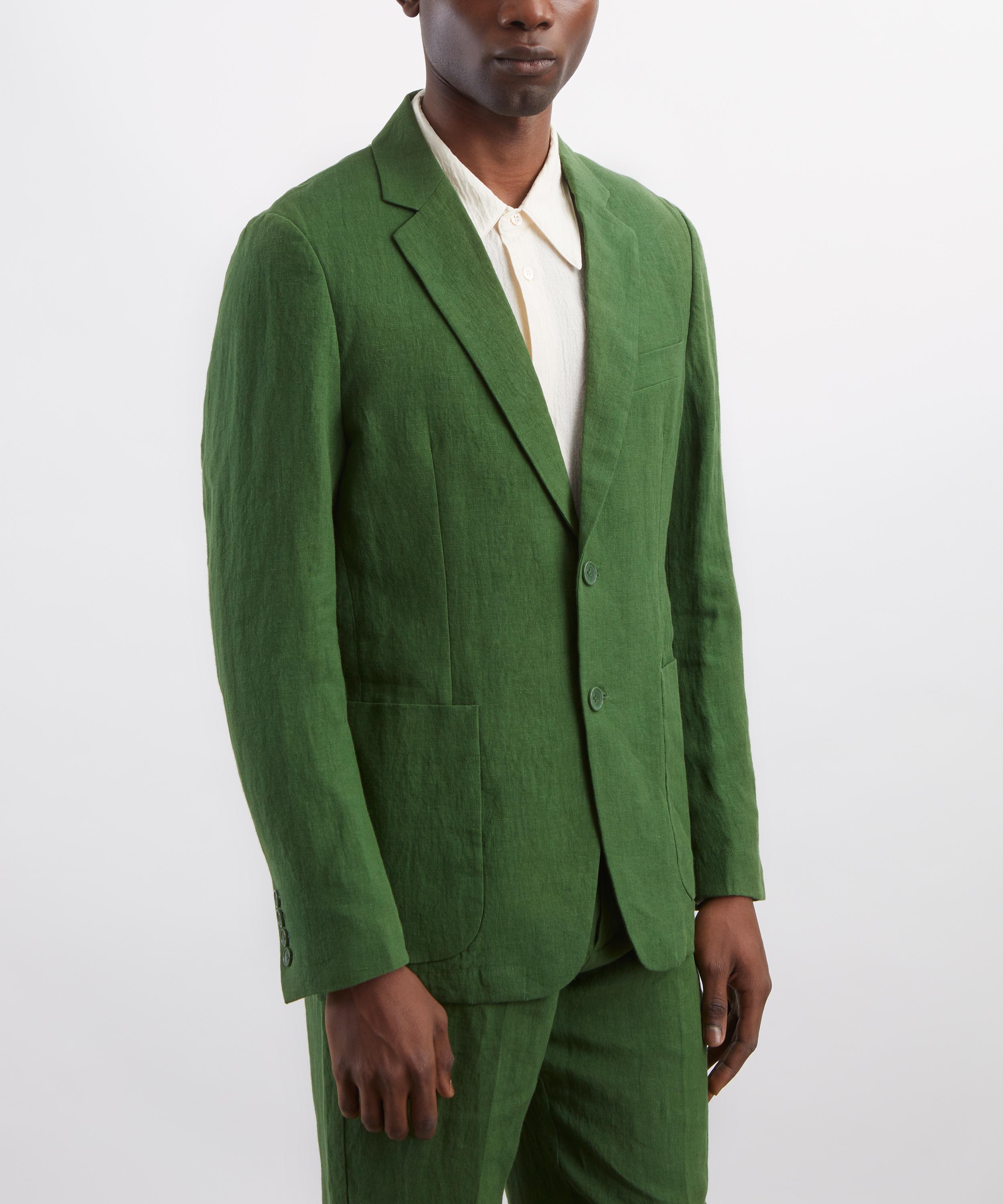 Percival - Forest Tailored Linen Blazer&nbsp; image number 2