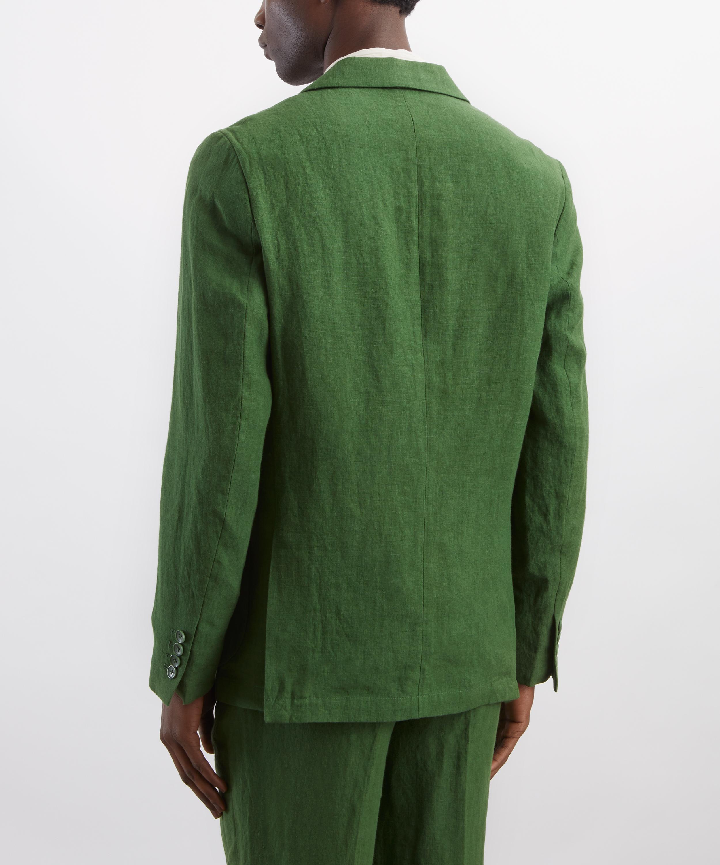 Percival - Forest Tailored Linen Blazer&nbsp; image number 3