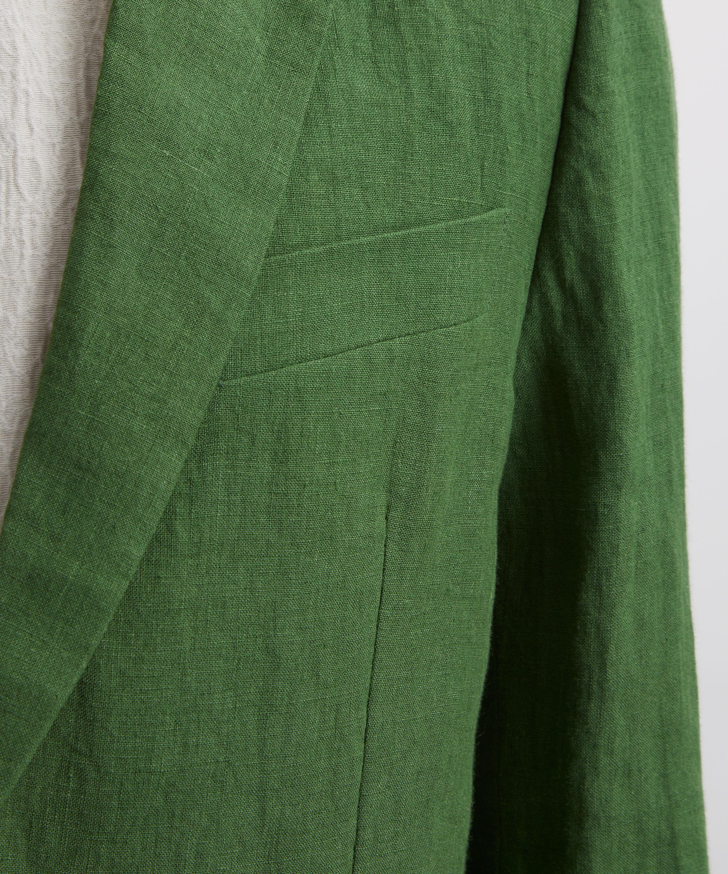 Percival - Forest Tailored Linen Blazer&nbsp; image number 4