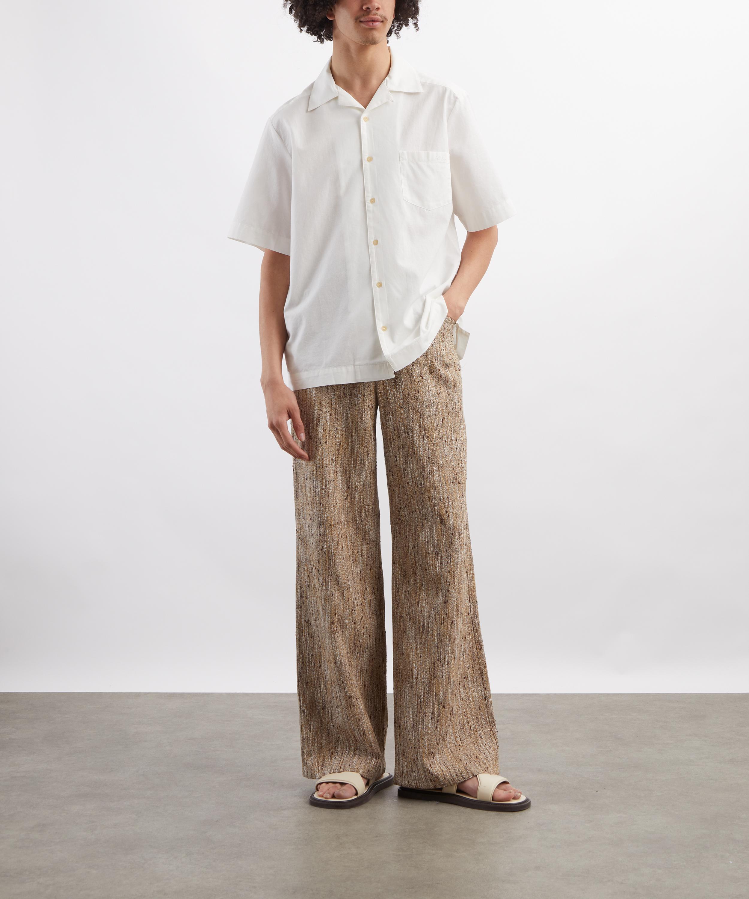 S&eacute;fr - Ramon Fine Summer Tweed Trousers image number 1