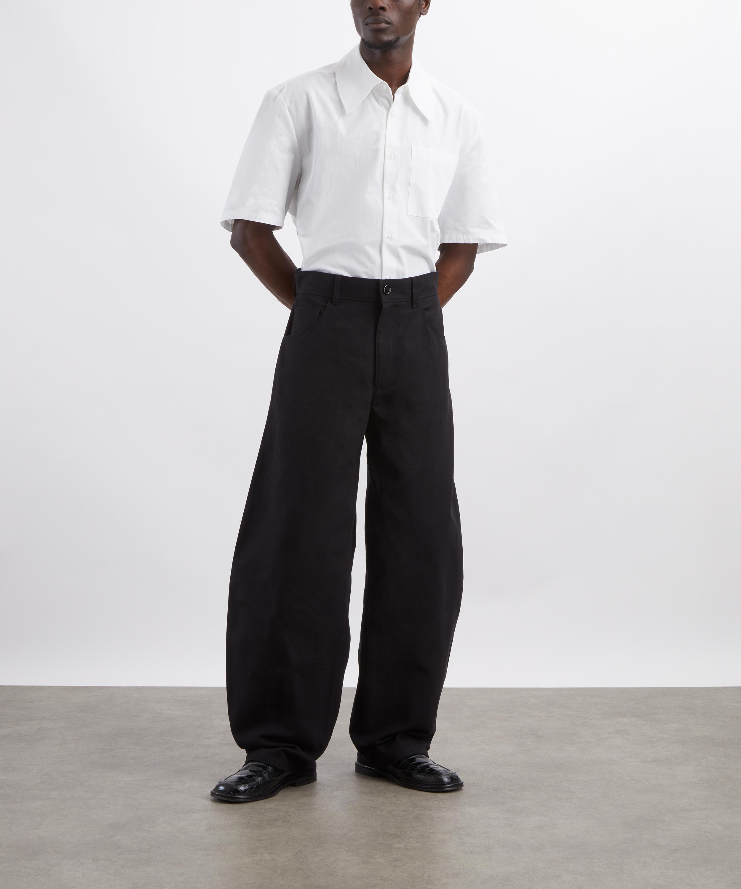 S&eacute;fr - Black Joshua Twill Trousers image number 1