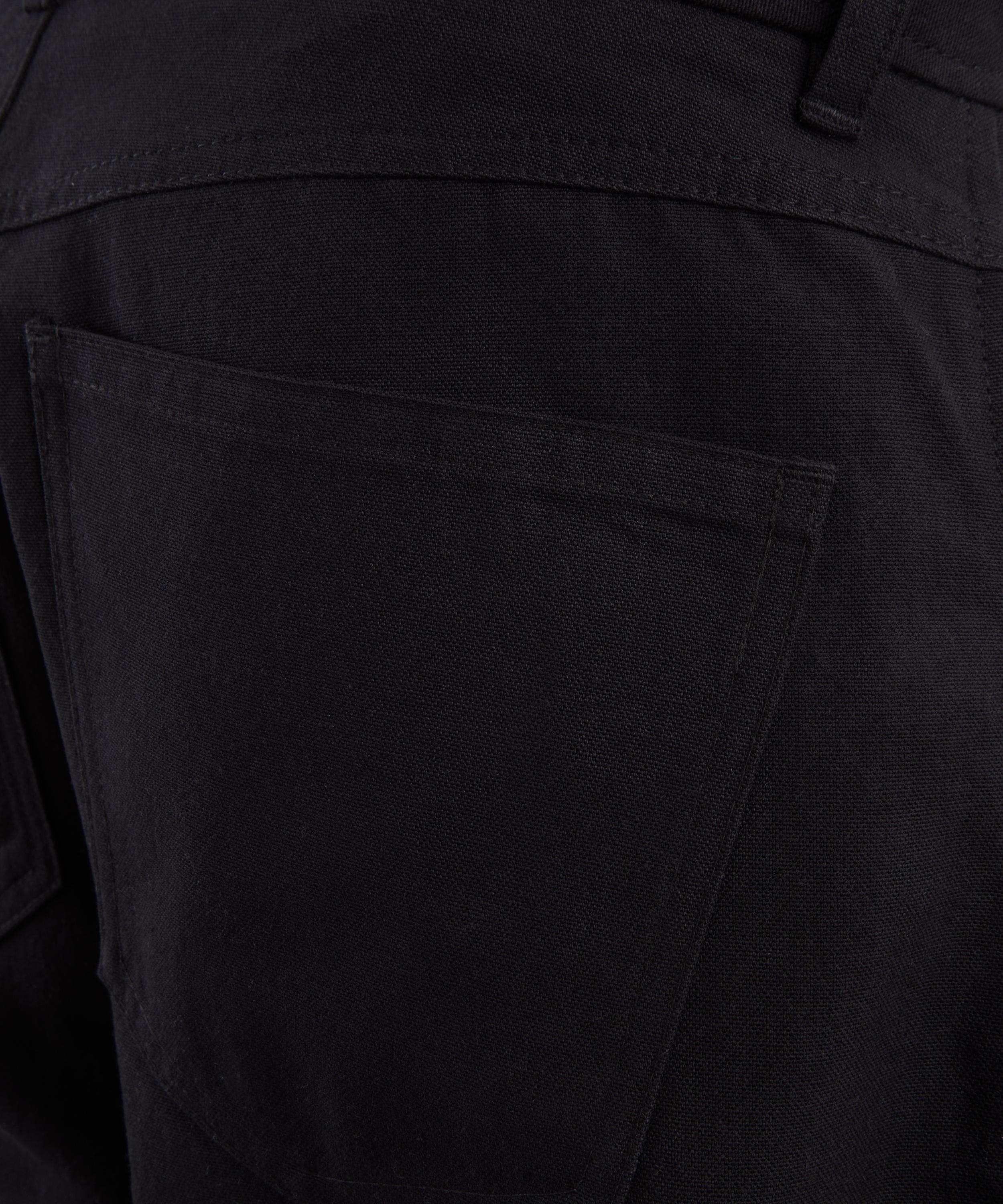 S&eacute;fr - Black Joshua Twill Trousers image number 4