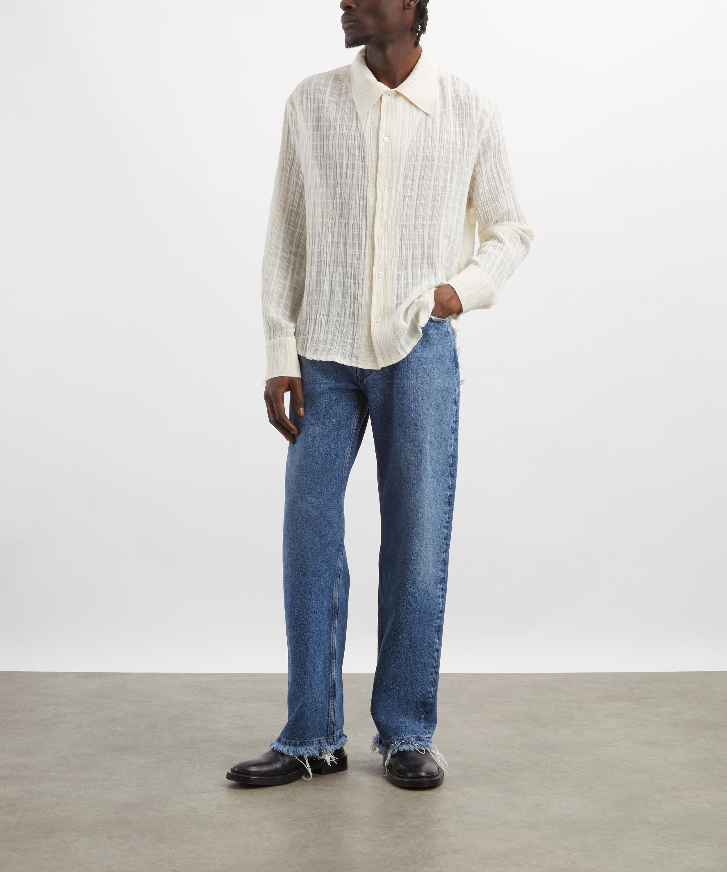 S&eacute;fr - Frayed Cut Jeans image number 1