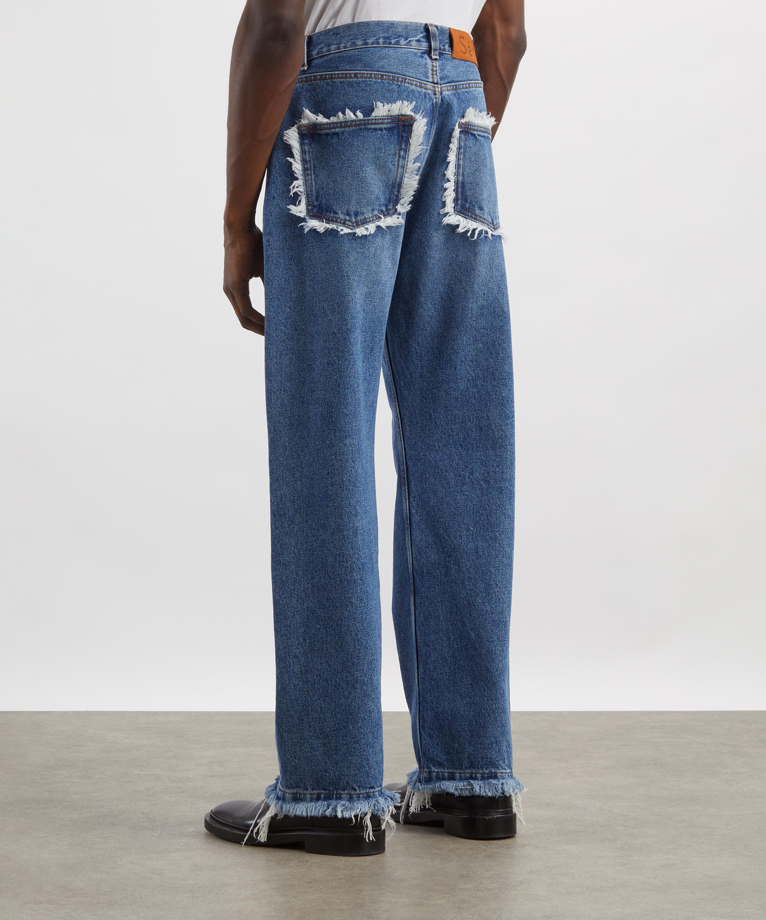 S&eacute;fr - Frayed Cut Jeans image number 3