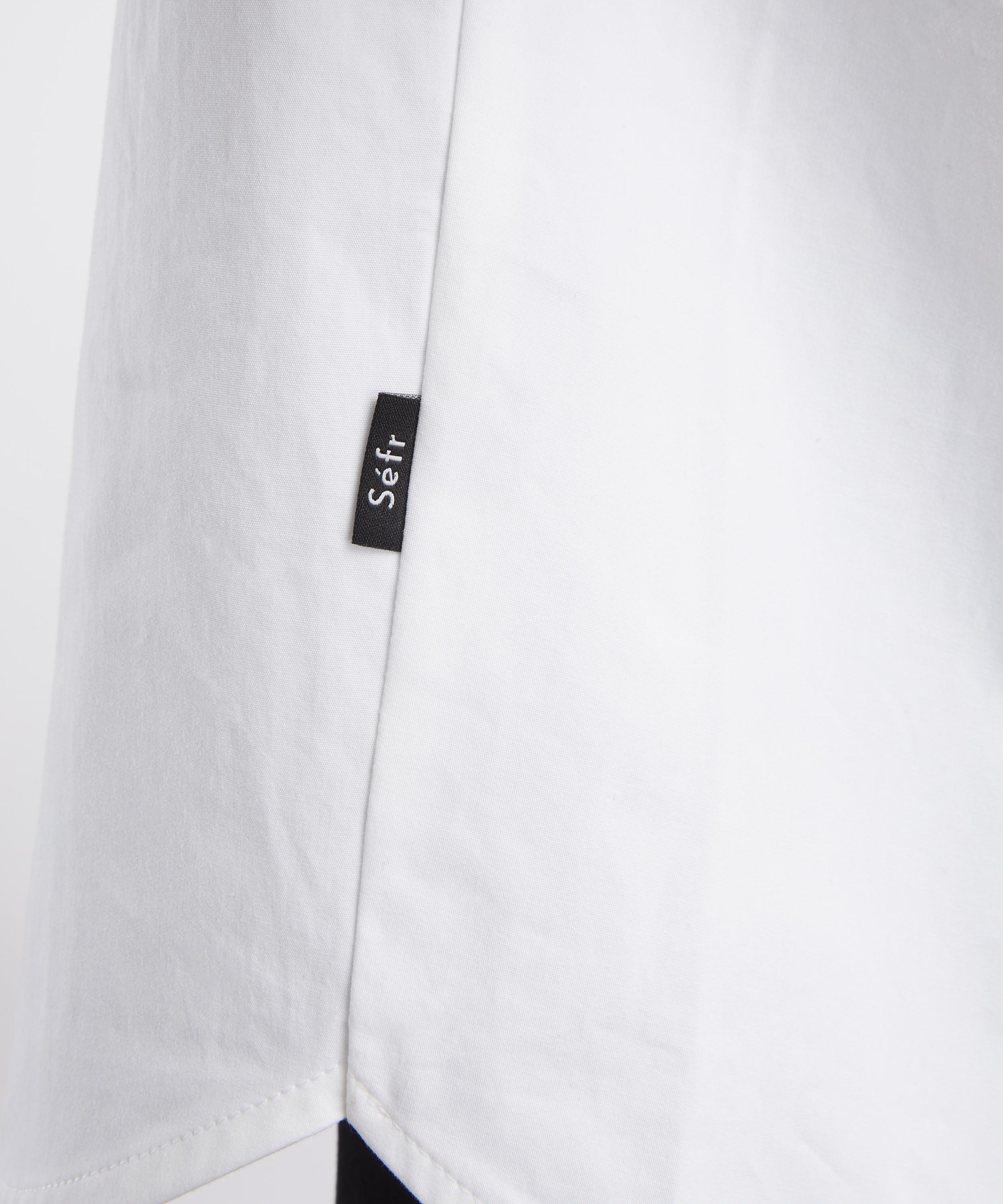 S&eacute;fr - Waylon White Poplin Shirt image number 4
