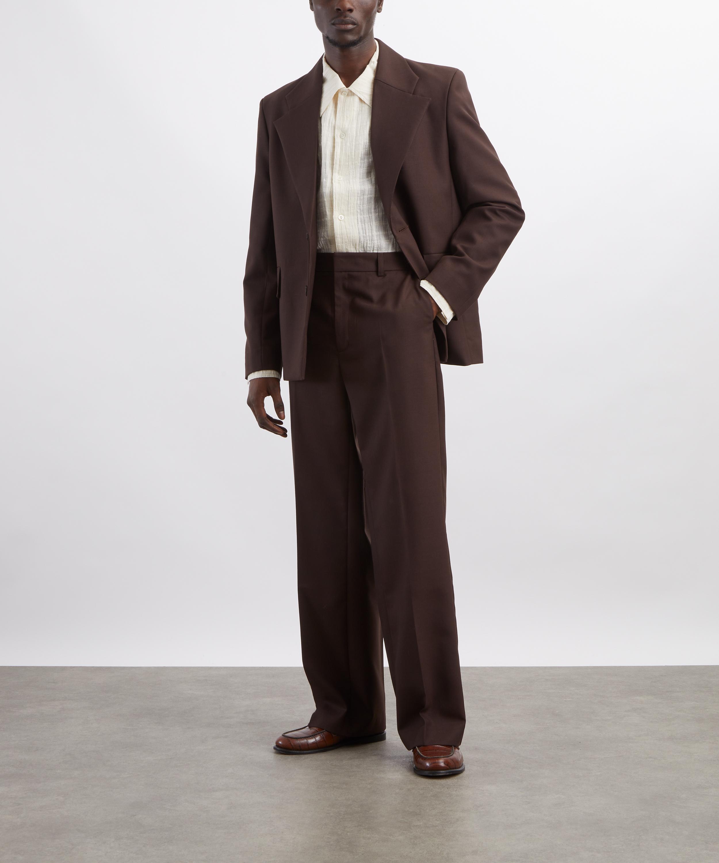 S&eacute;fr - Sludge Brown Jeon Trousers image number 1