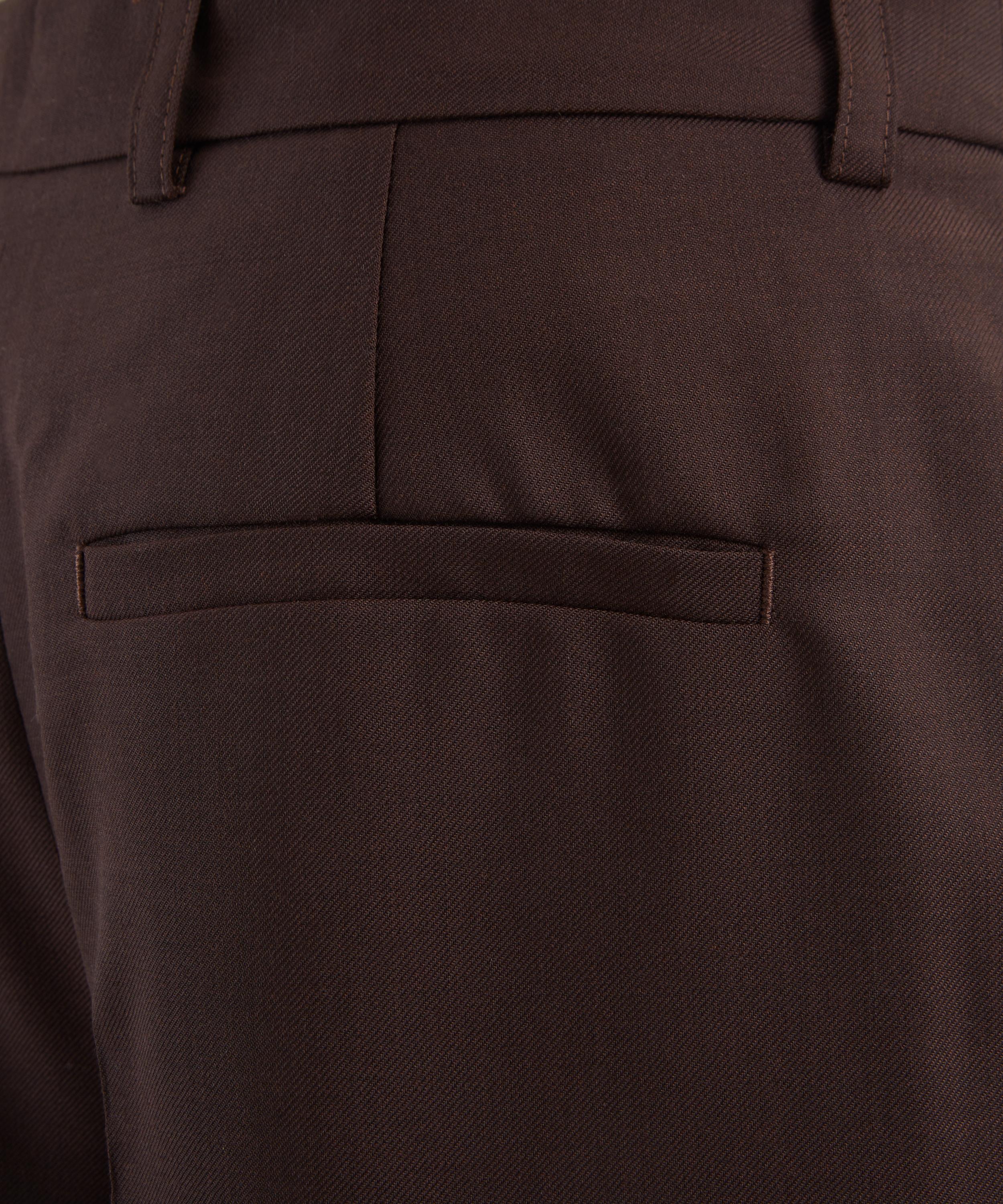 S&eacute;fr - Sludge Brown Jeon Trousers image number 4