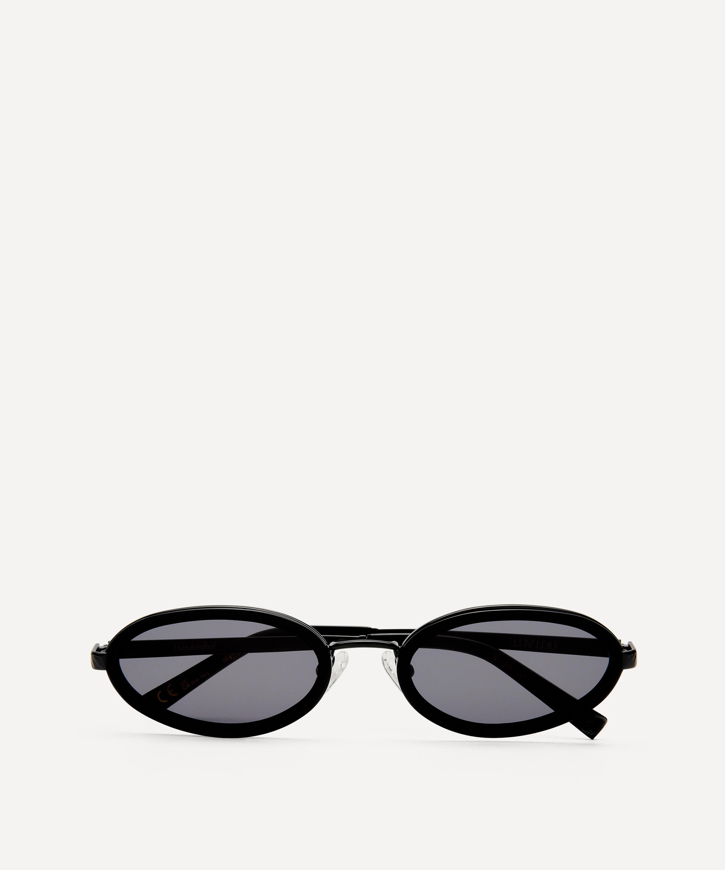 Luv Lou - Sage Oval Sunglasses image number 4