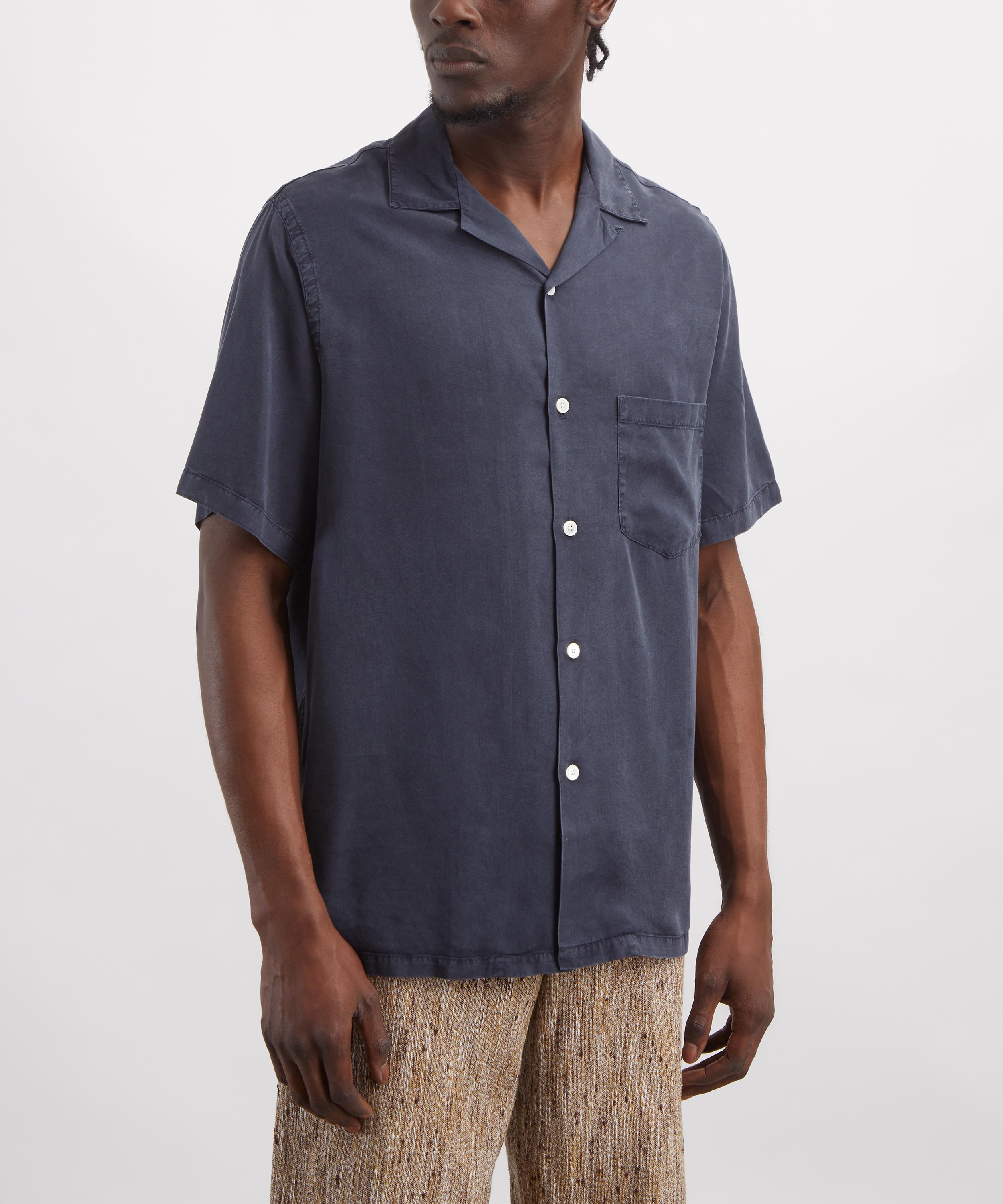 Portuguese Flannel - Dogtown Short-Sleeve Shirt in Navy image number 2