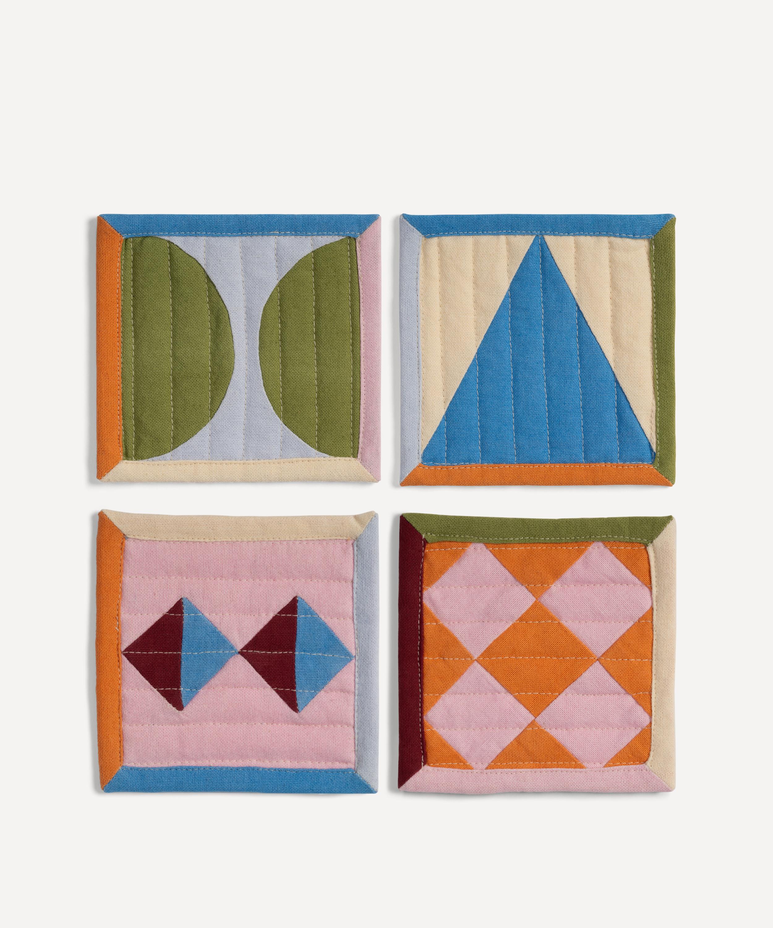 &Klevering - Stitch Coasters Set of Four
