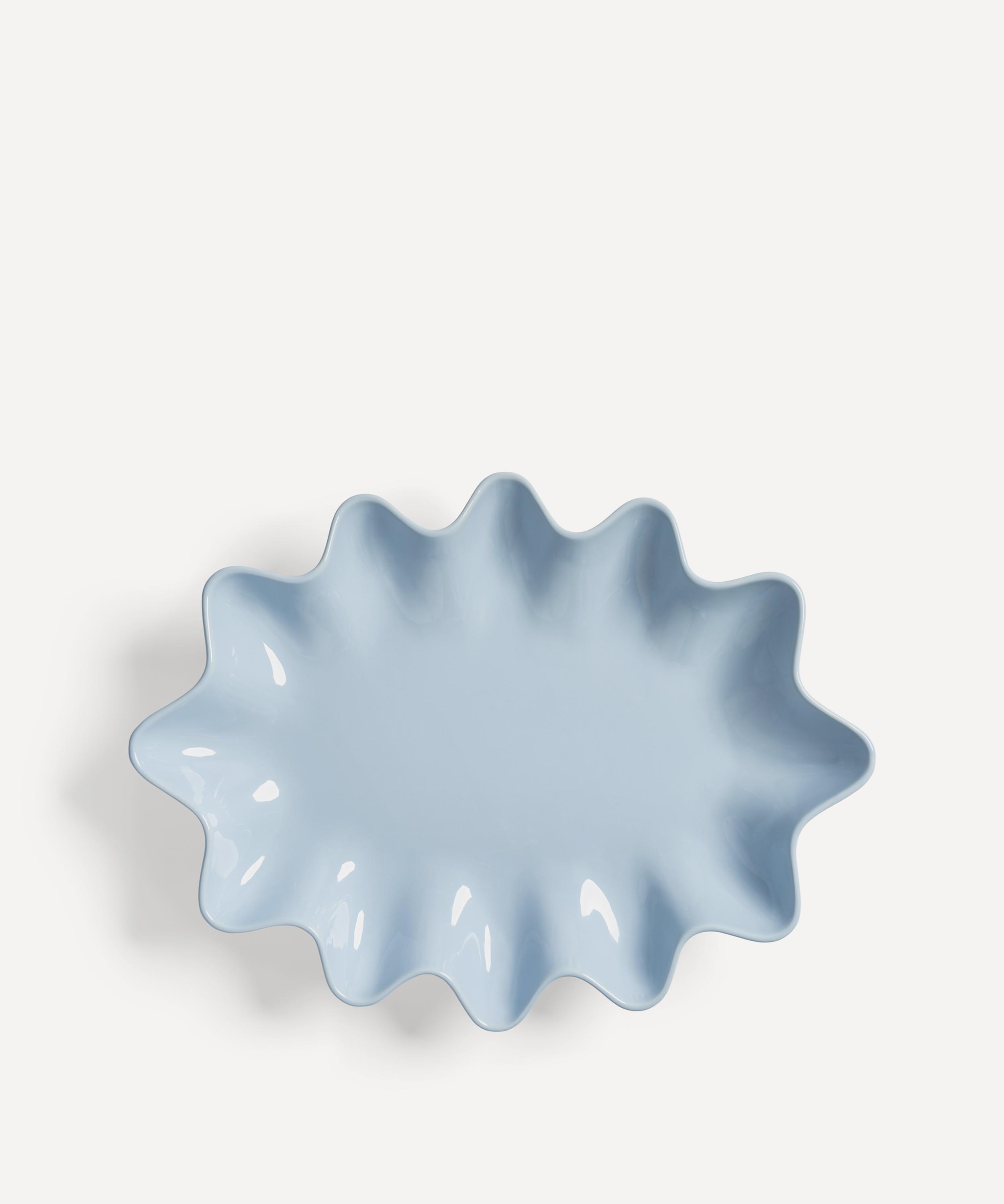 &Klevering - Oval Sun Ice Blue Bowl image number 1