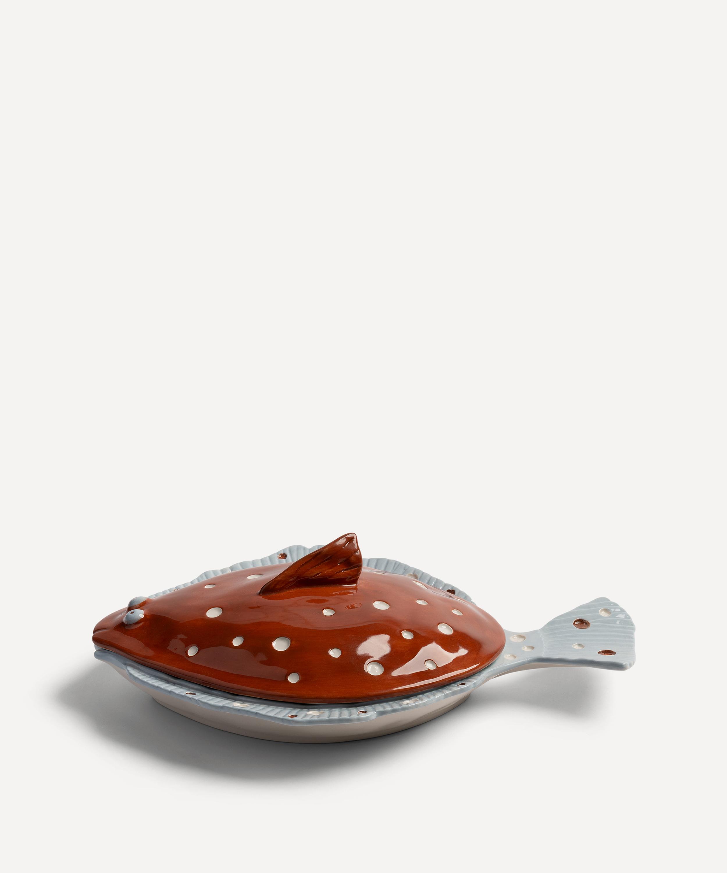 &Klevering - Plaice Brown Tureen image number 2