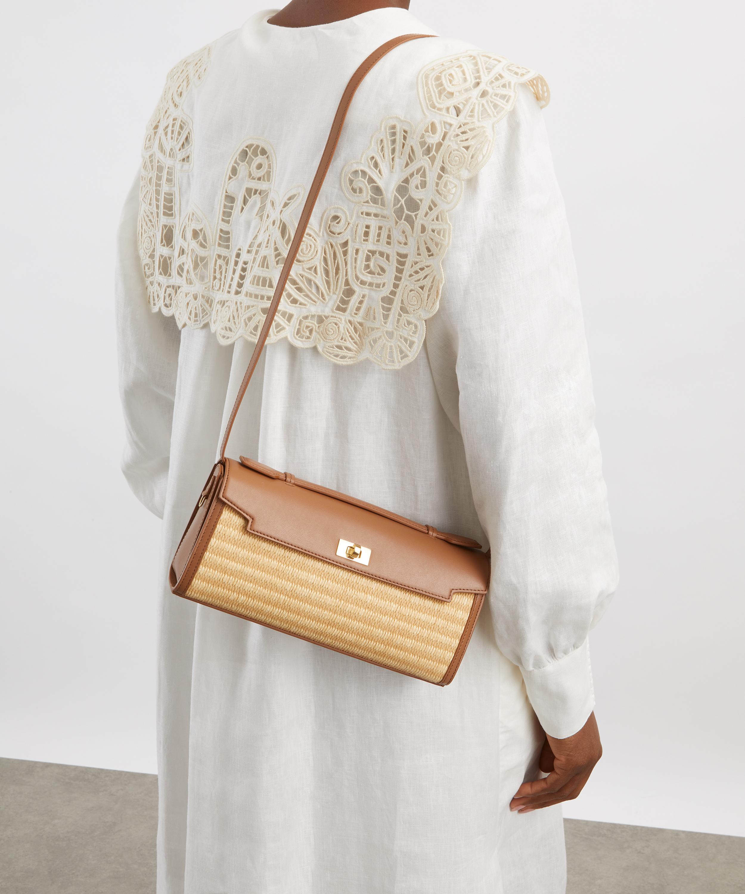 Anya Hindmarch - Raffia Mortimer Clutch Bag image number 1