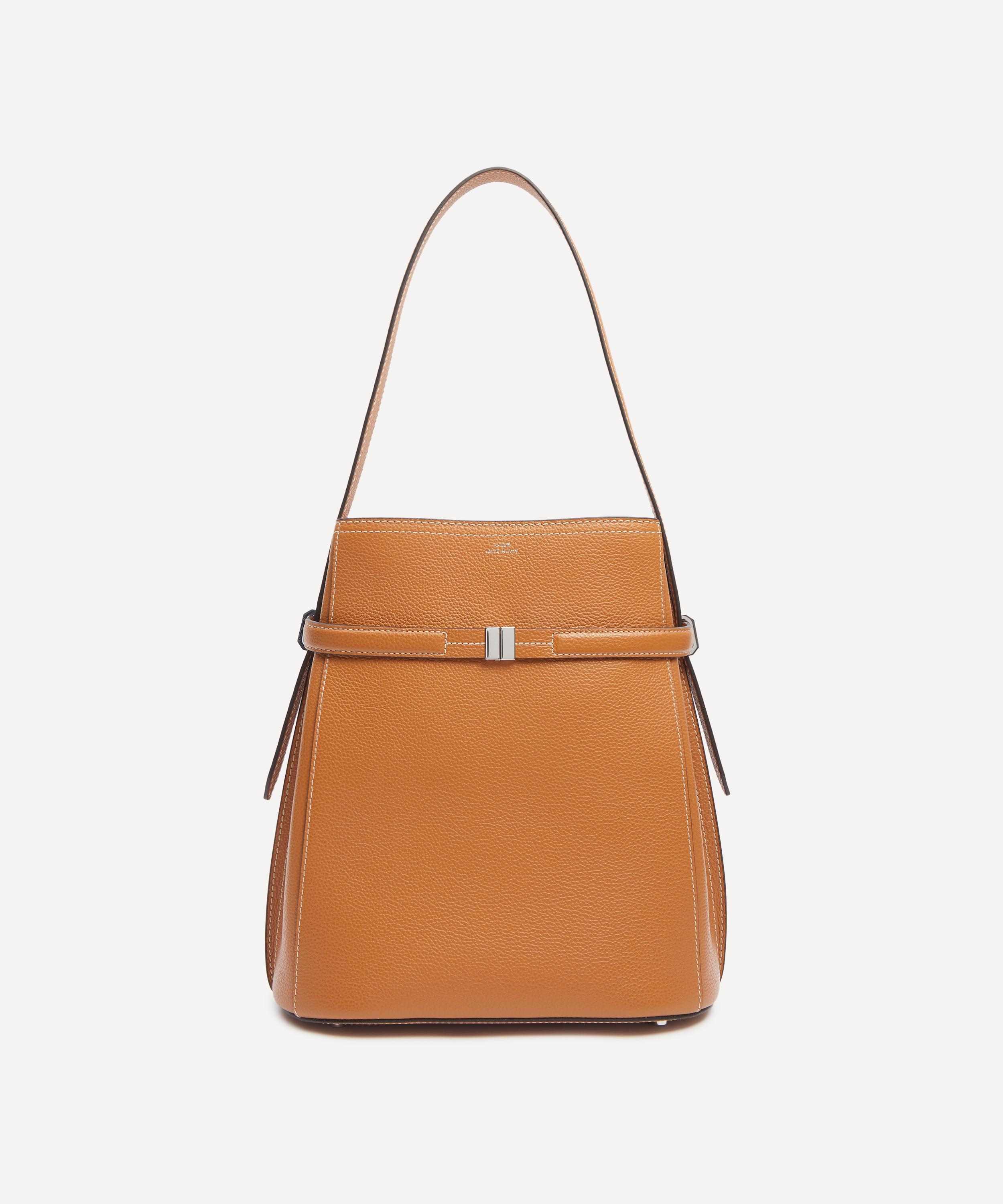 Toteme - Belted Leather Buckle Bag