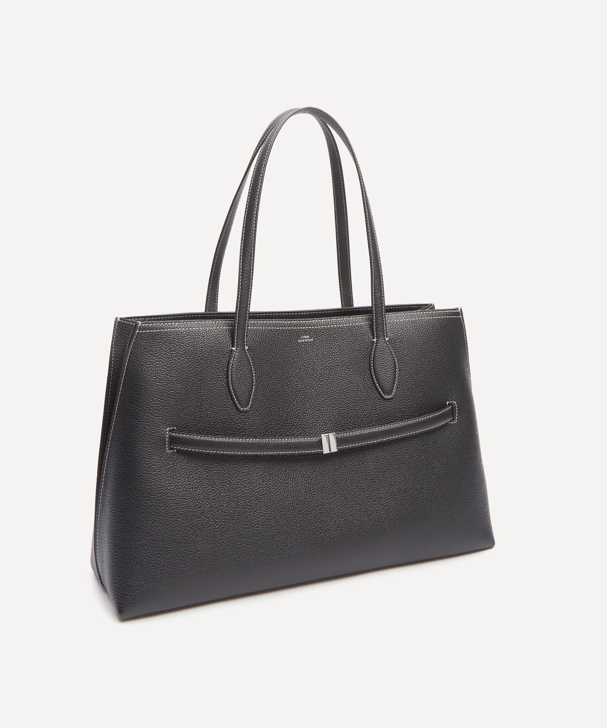 Toteme - Grained Leather Lounge Tote image number 2