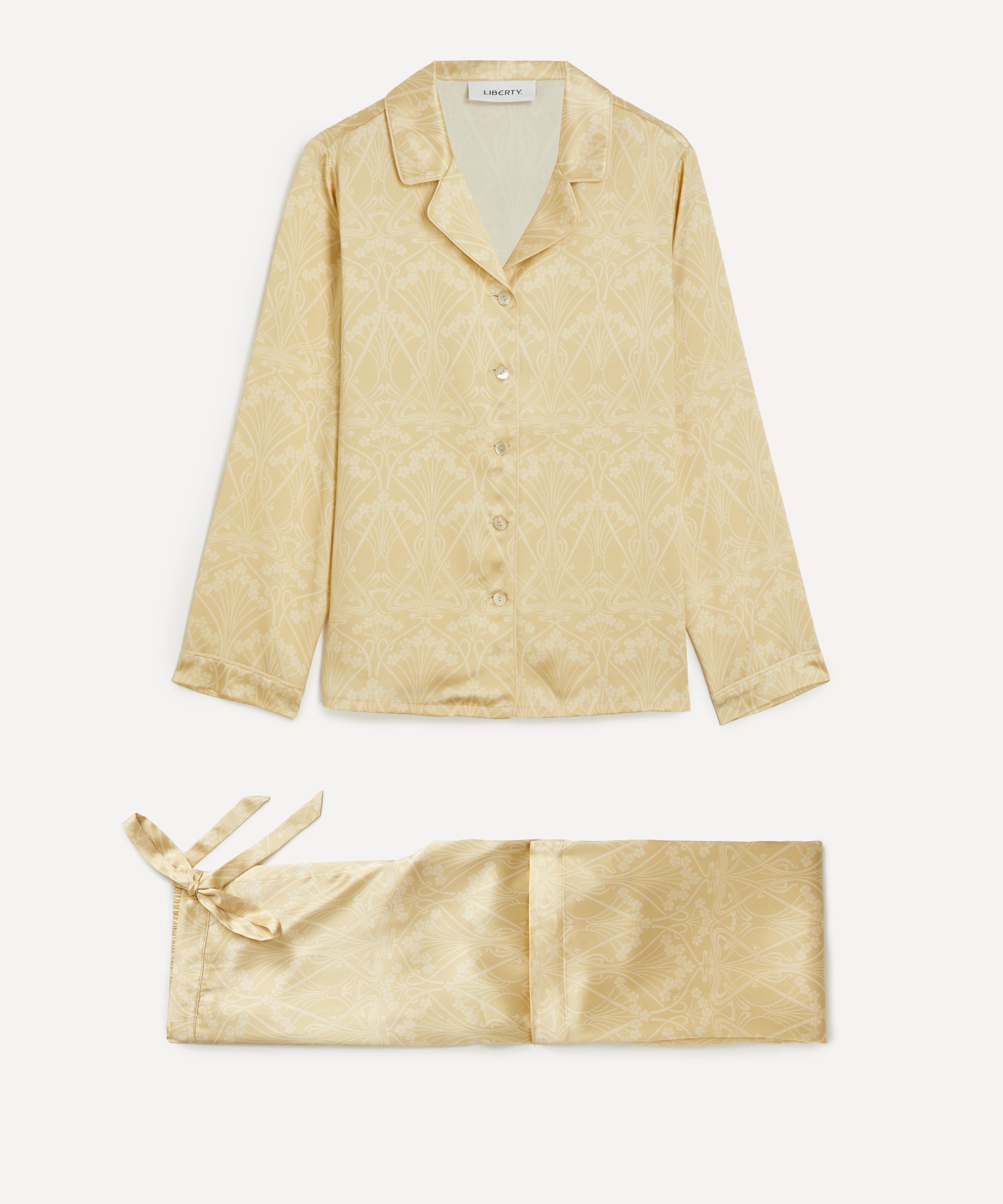 Liberty - Nouveau Ianthe Silk-Satin Pyjama Set