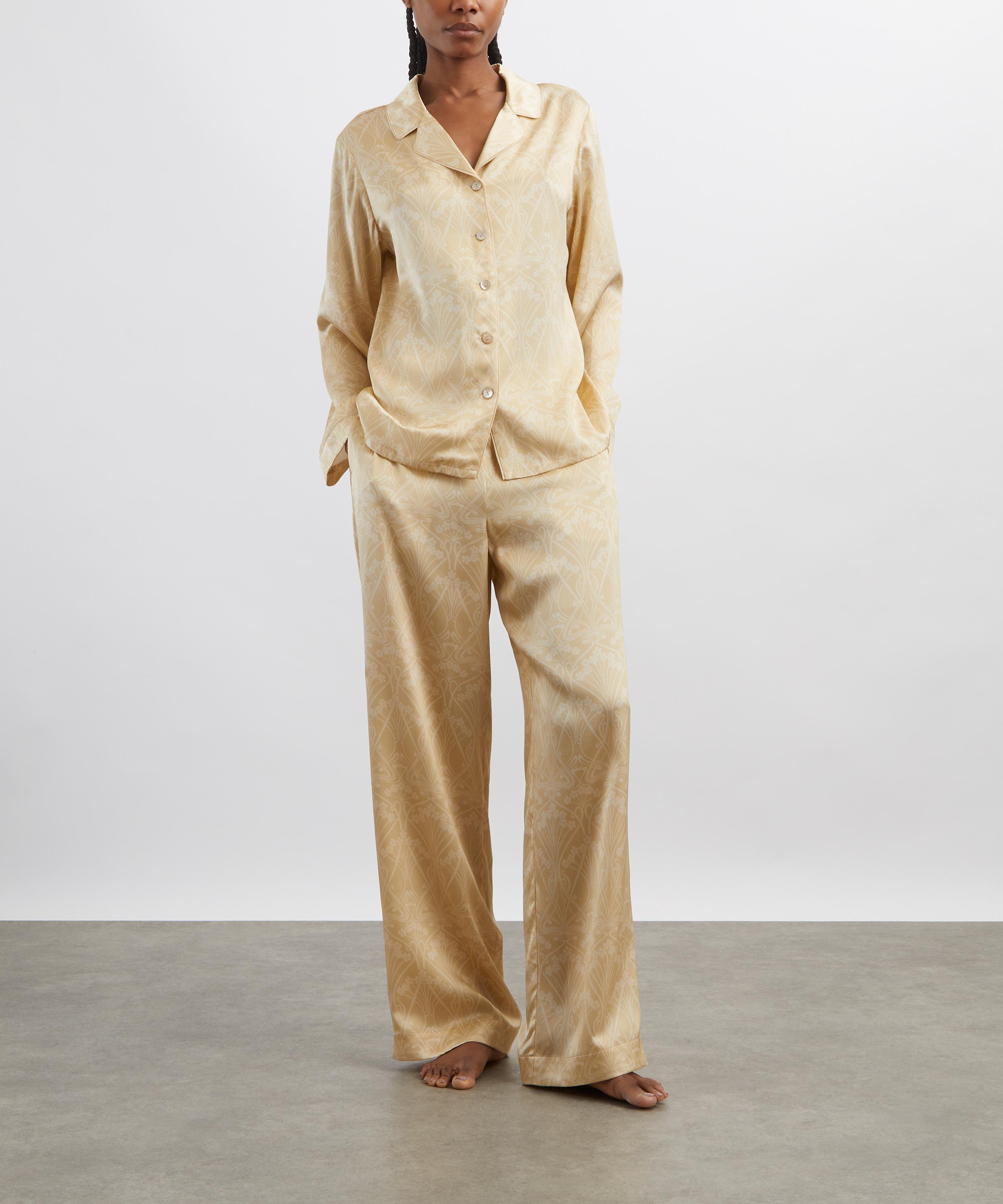 Liberty - Nouveau Ianthe Silk-Satin Pyjama Set image number 1