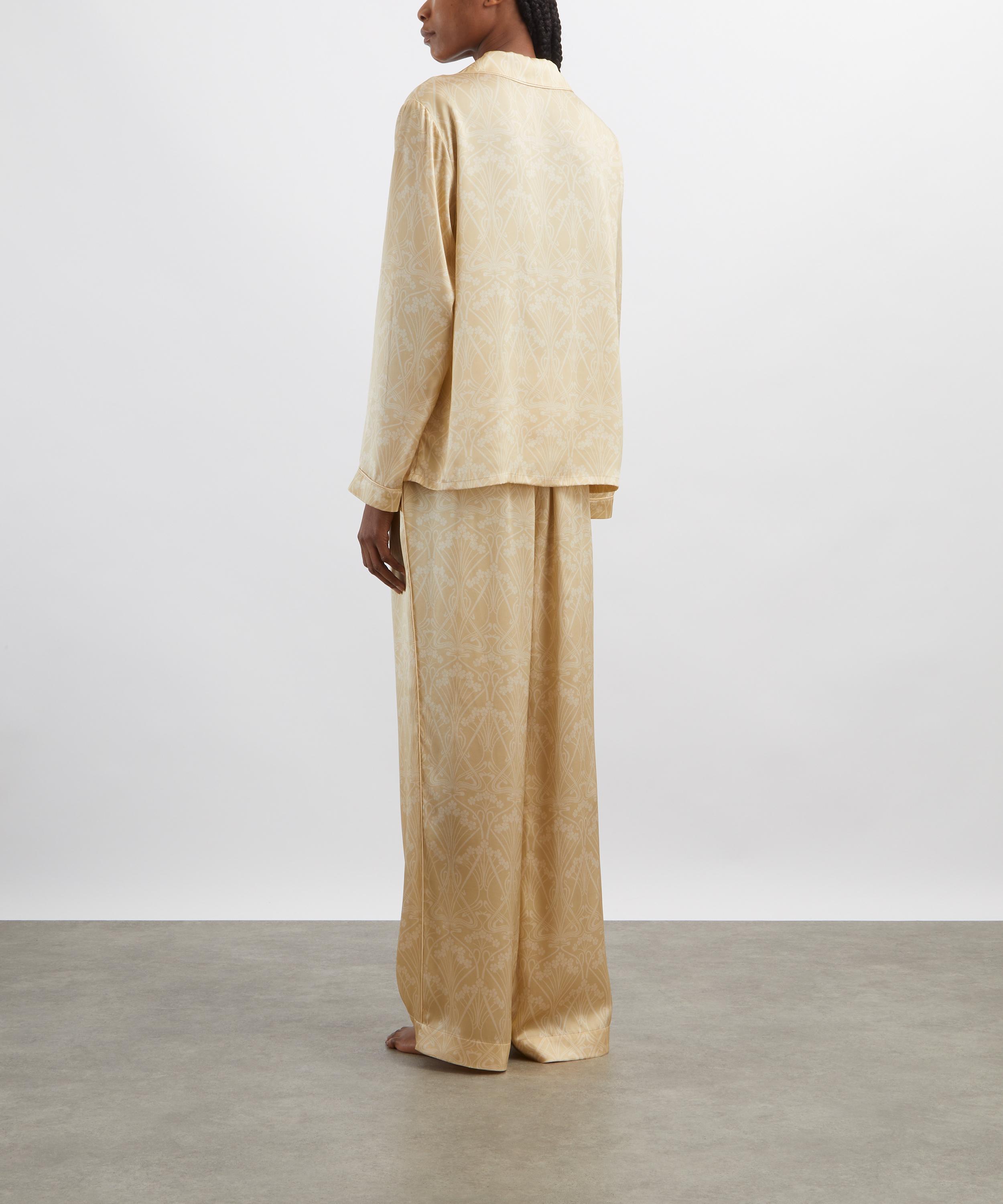 Liberty - Nouveau Ianthe Silk-Satin Pyjama Set image number 3