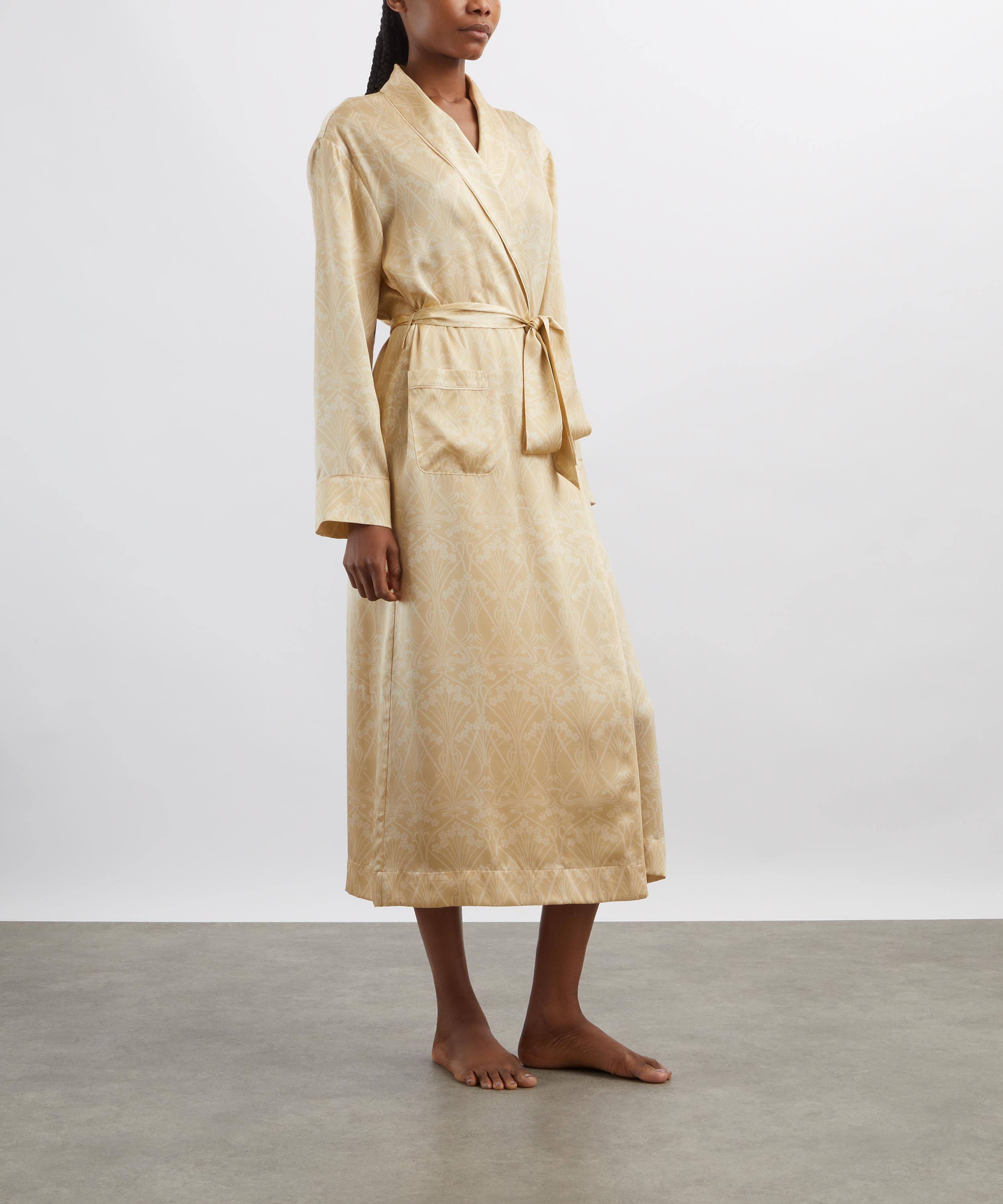 Liberty - Nouveau Ianthe Silk-Satin Robe image number 2