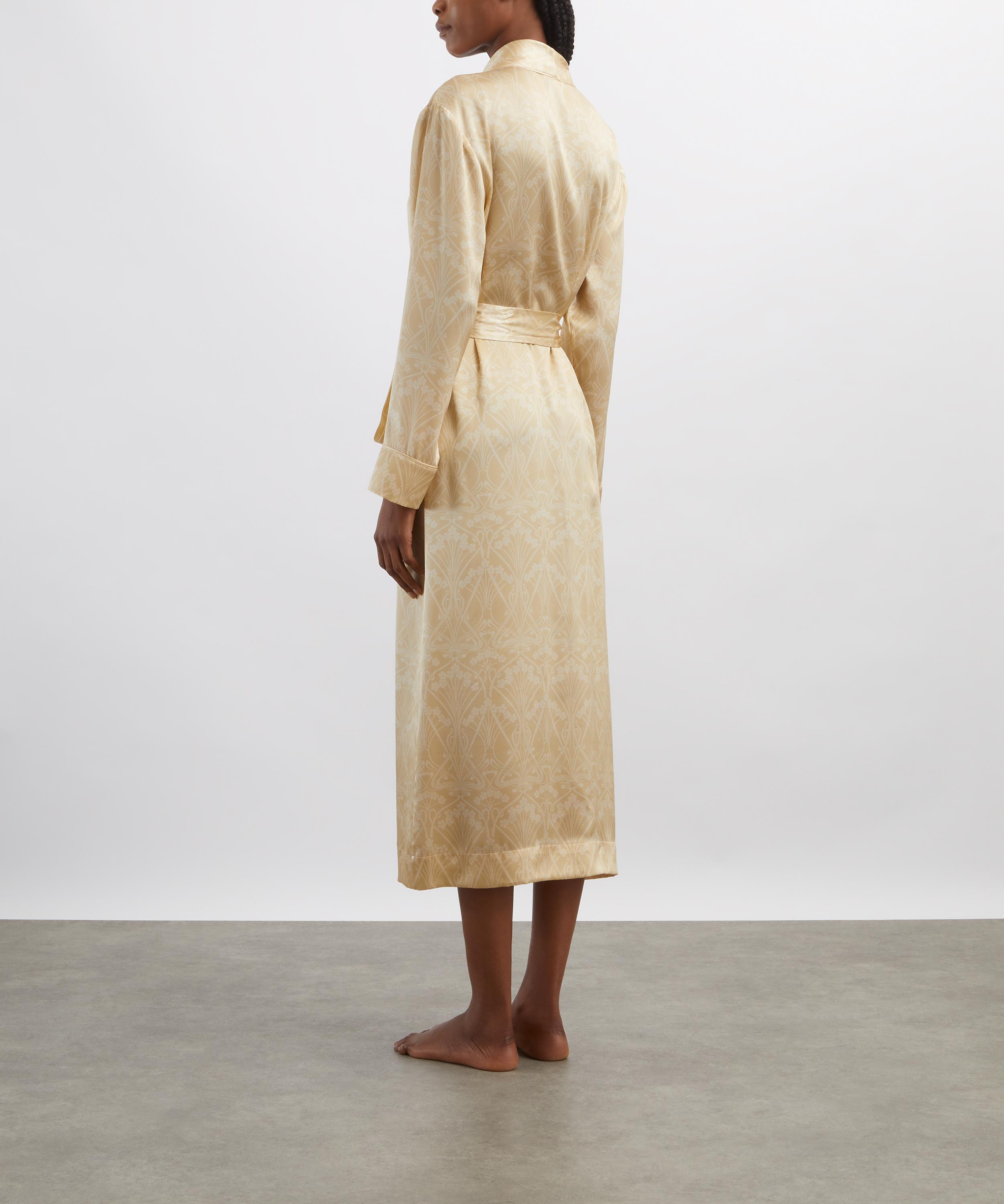 Liberty - Nouveau Ianthe Silk-Satin Robe image number 3