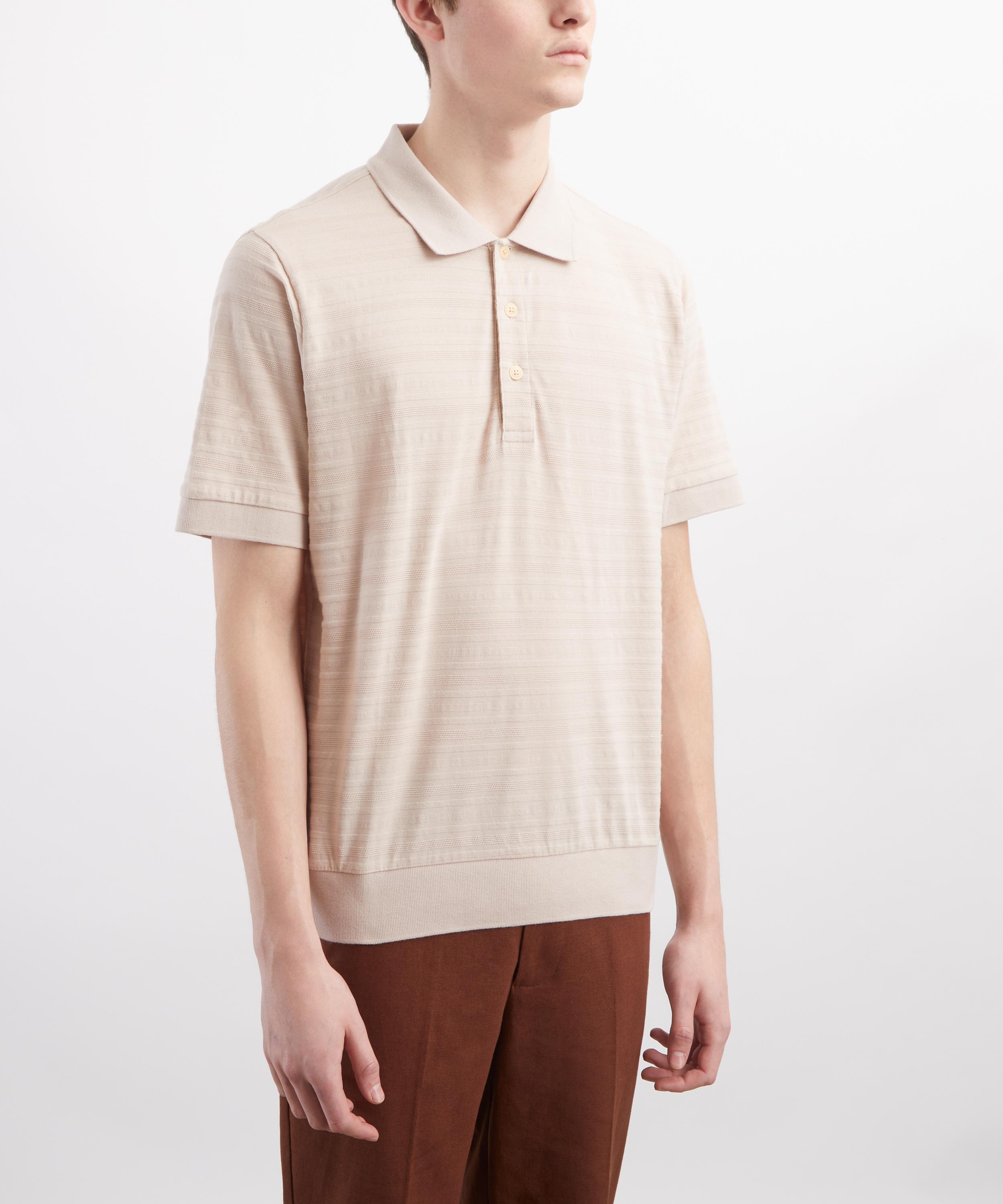 Oliver Spencer - Glendale Striped Knit Polo image number 3