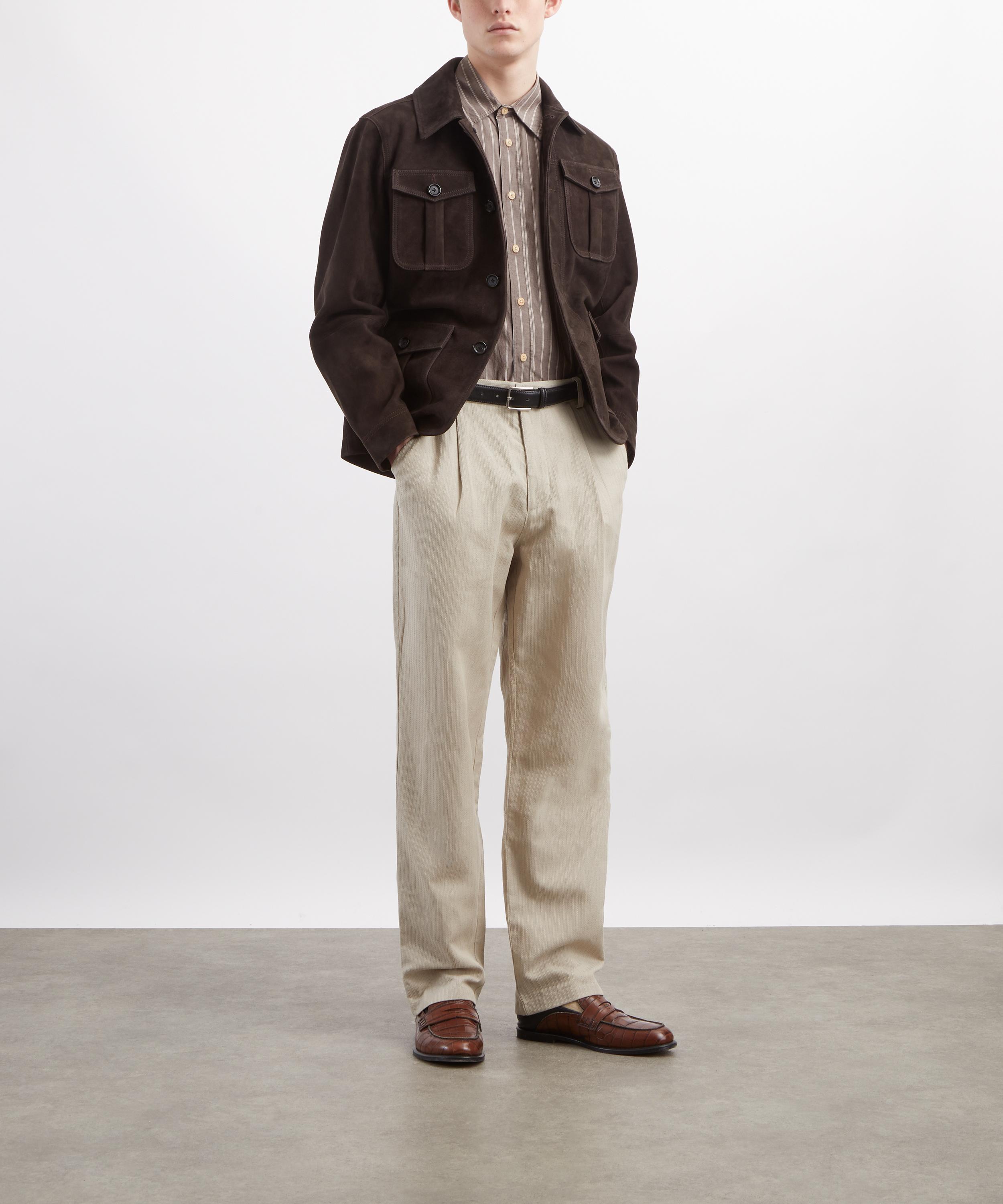 Oliver Spencer - Morton Pleated Trousers image number 1