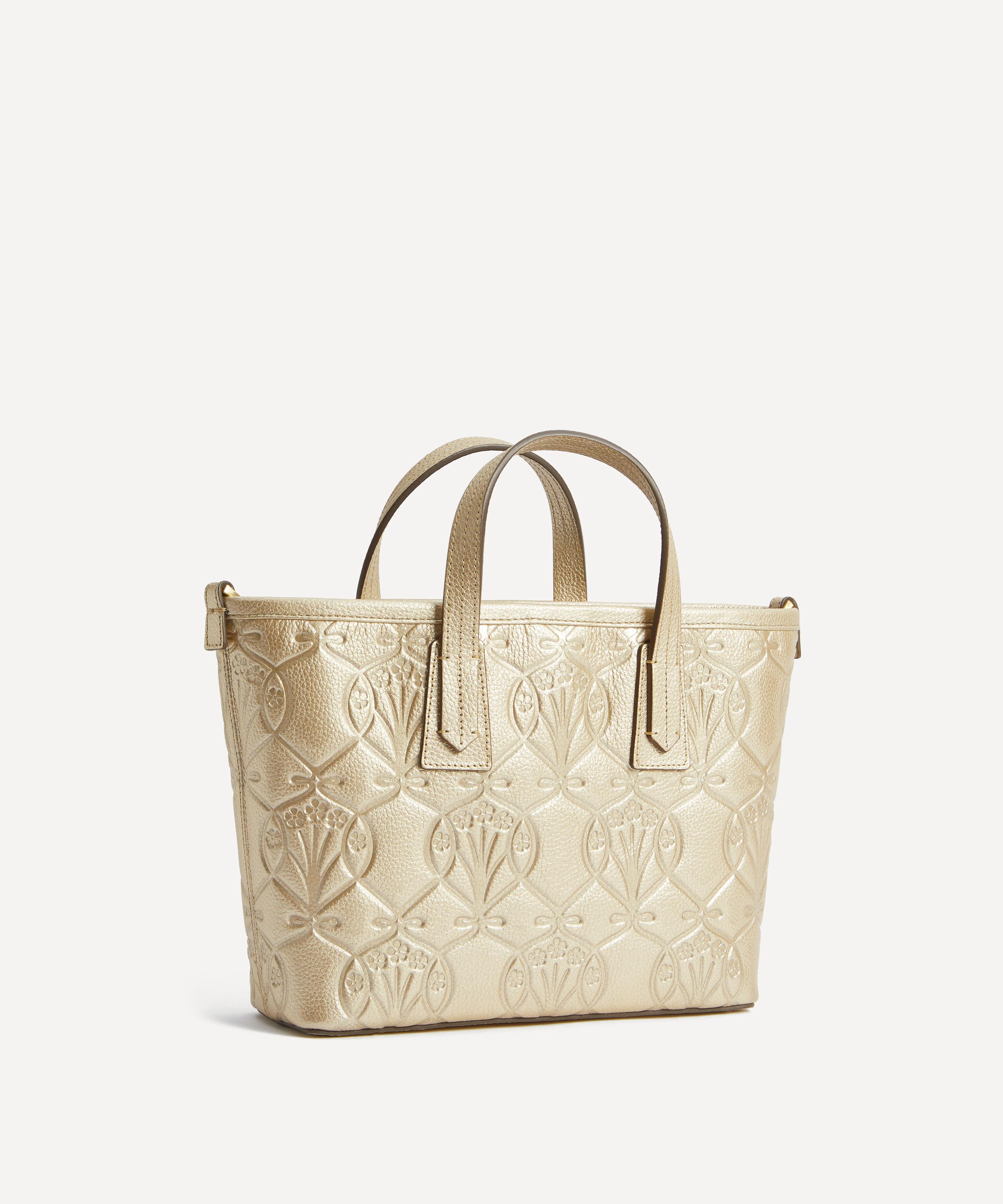 Liberty - Iphis Gold Embossed Mini Marlborough Tote Bag image number 1