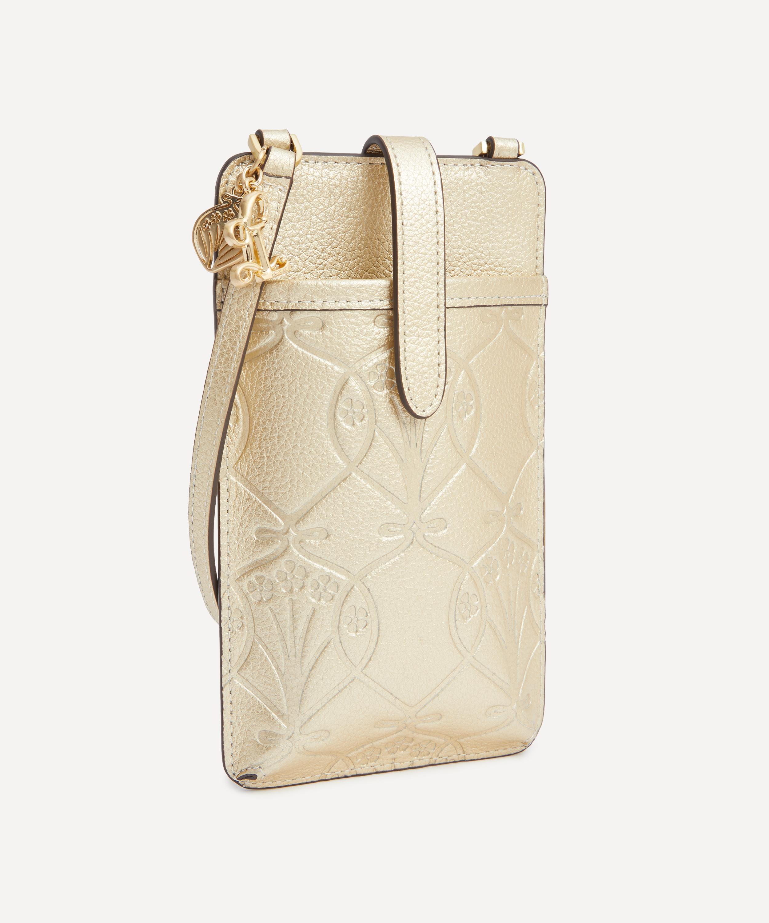 Liberty - Iphis Gold Embossed Phone Pouch image number 1