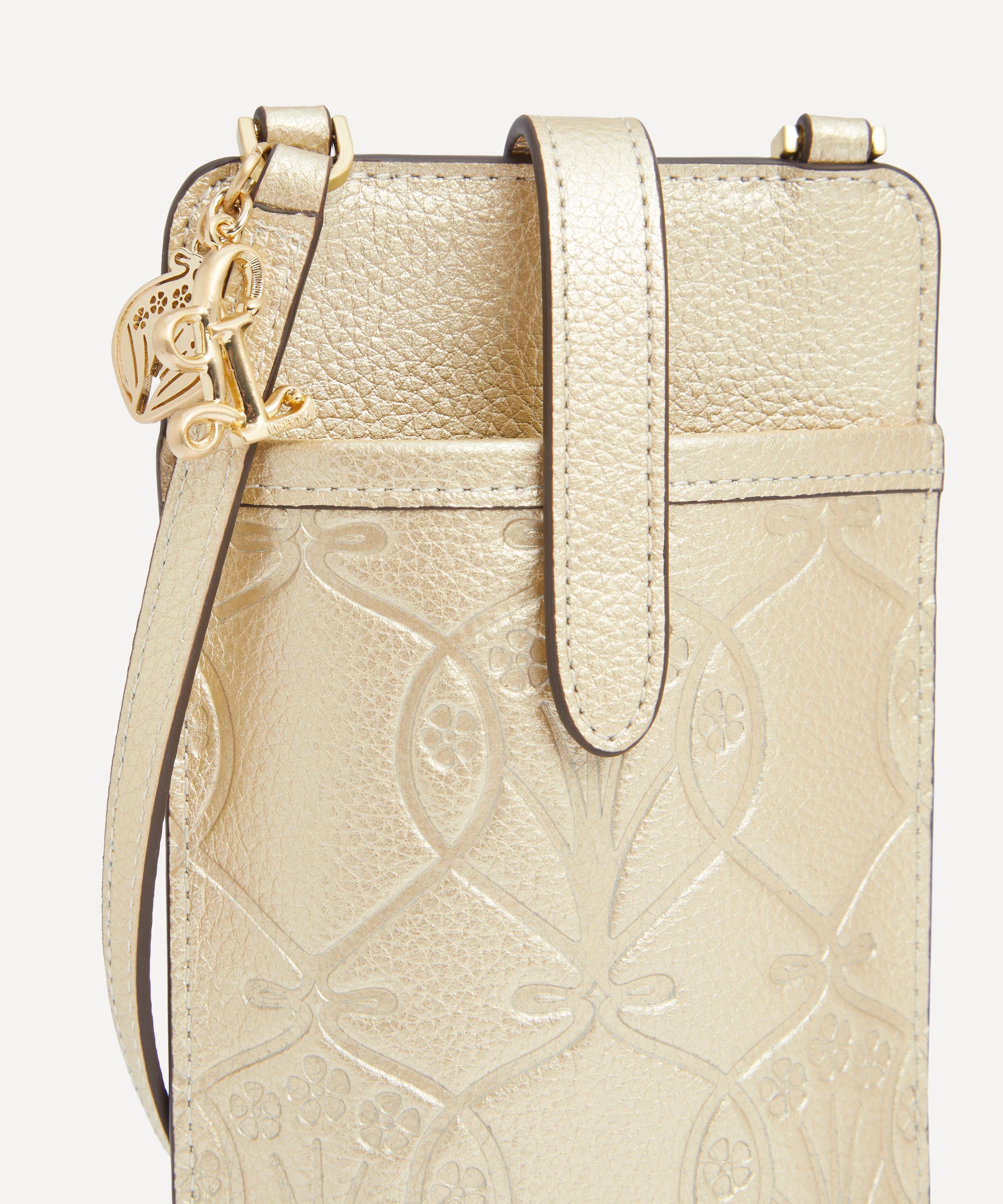 Liberty - Iphis Gold Embossed Phone Pouch image number 3