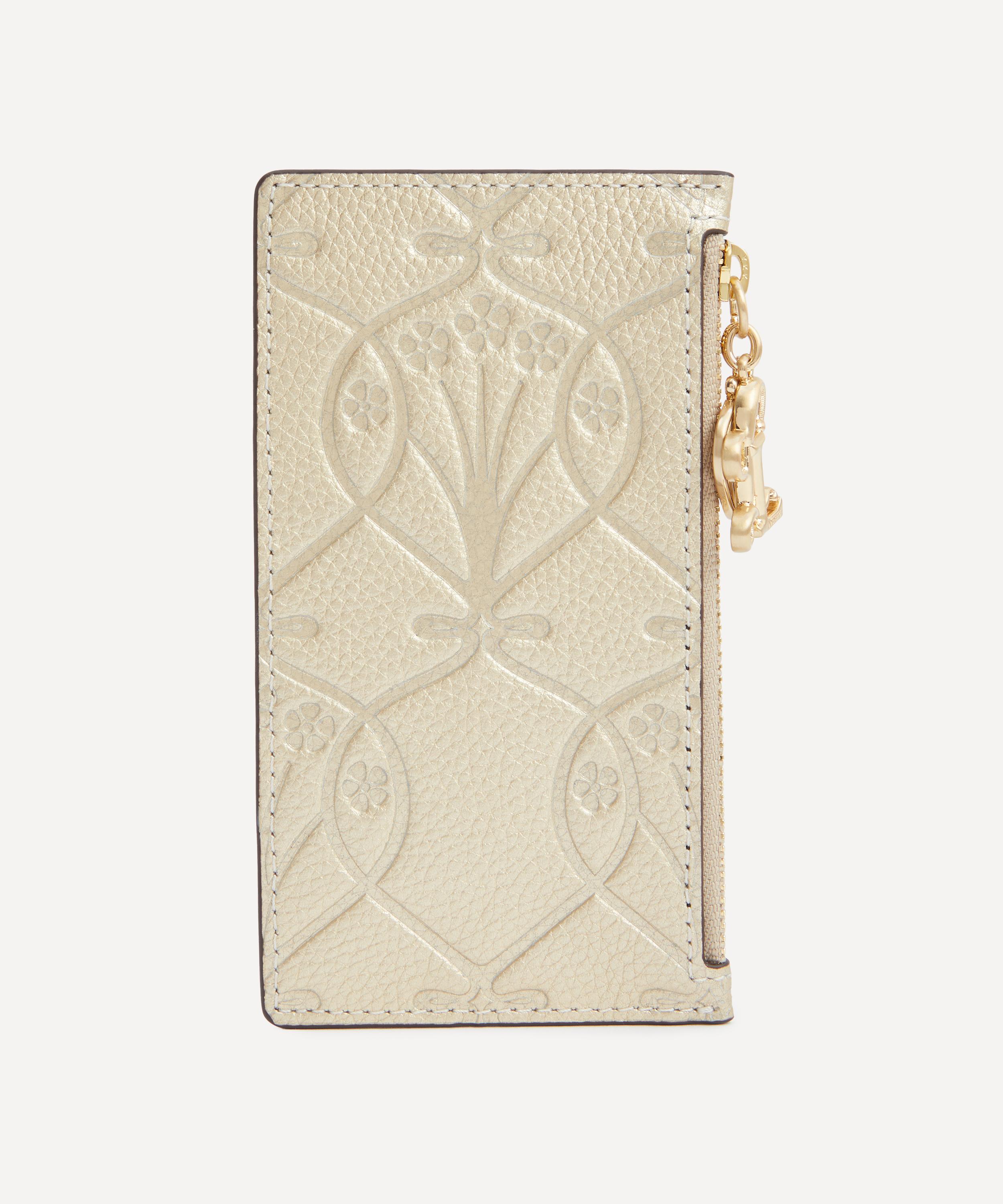 Liberty - Iphis Gold Embossed Zipped Card Case