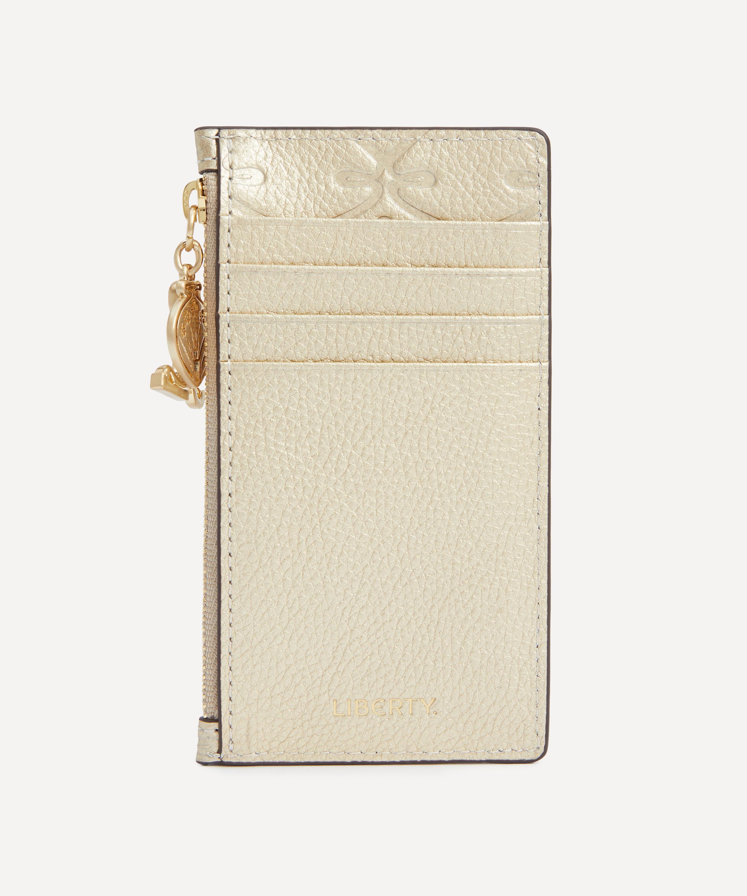 Liberty - Iphis Gold Embossed Zipped Card Case image number 1