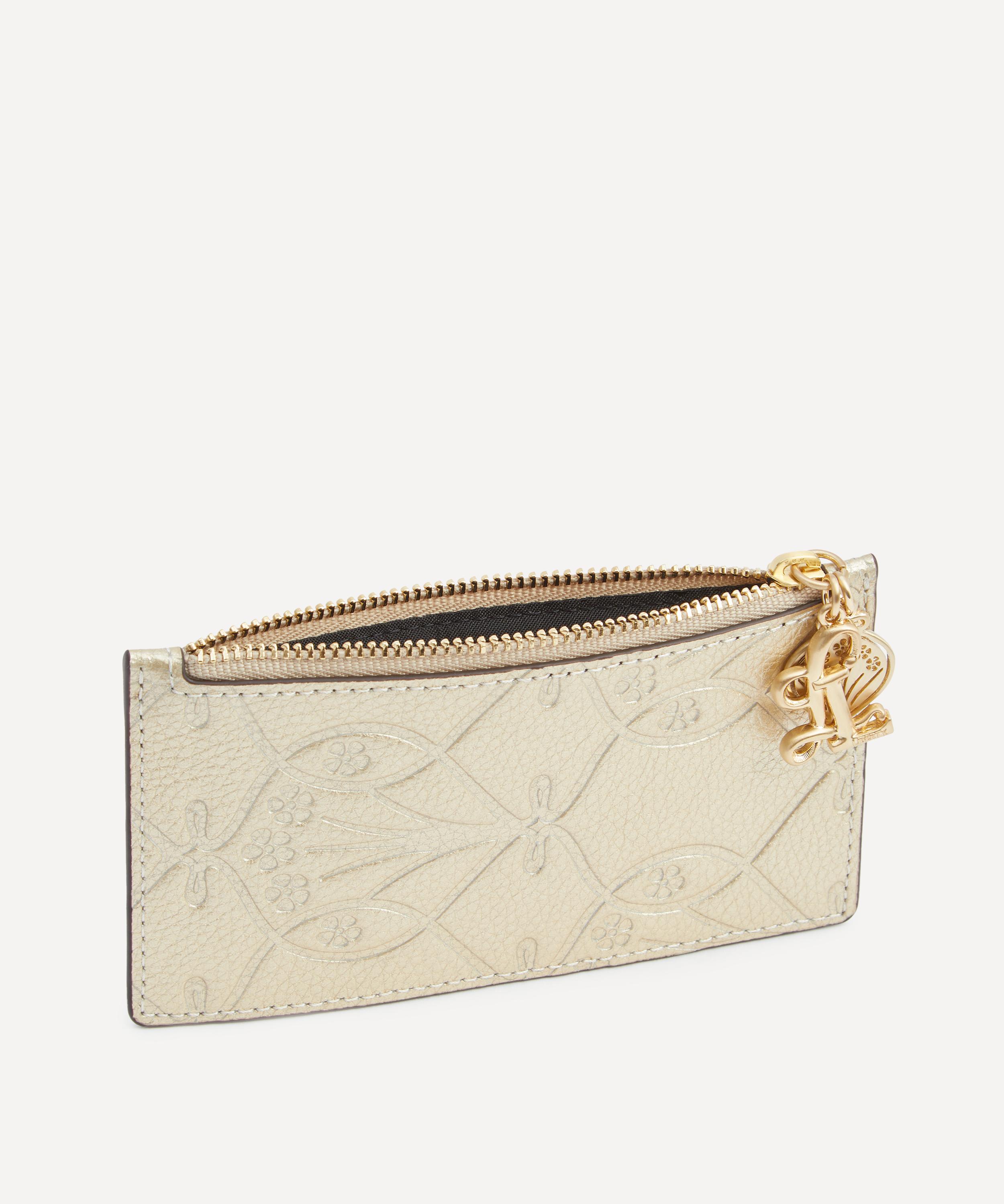Liberty - Iphis Gold Embossed Zipped Card Case image number 3