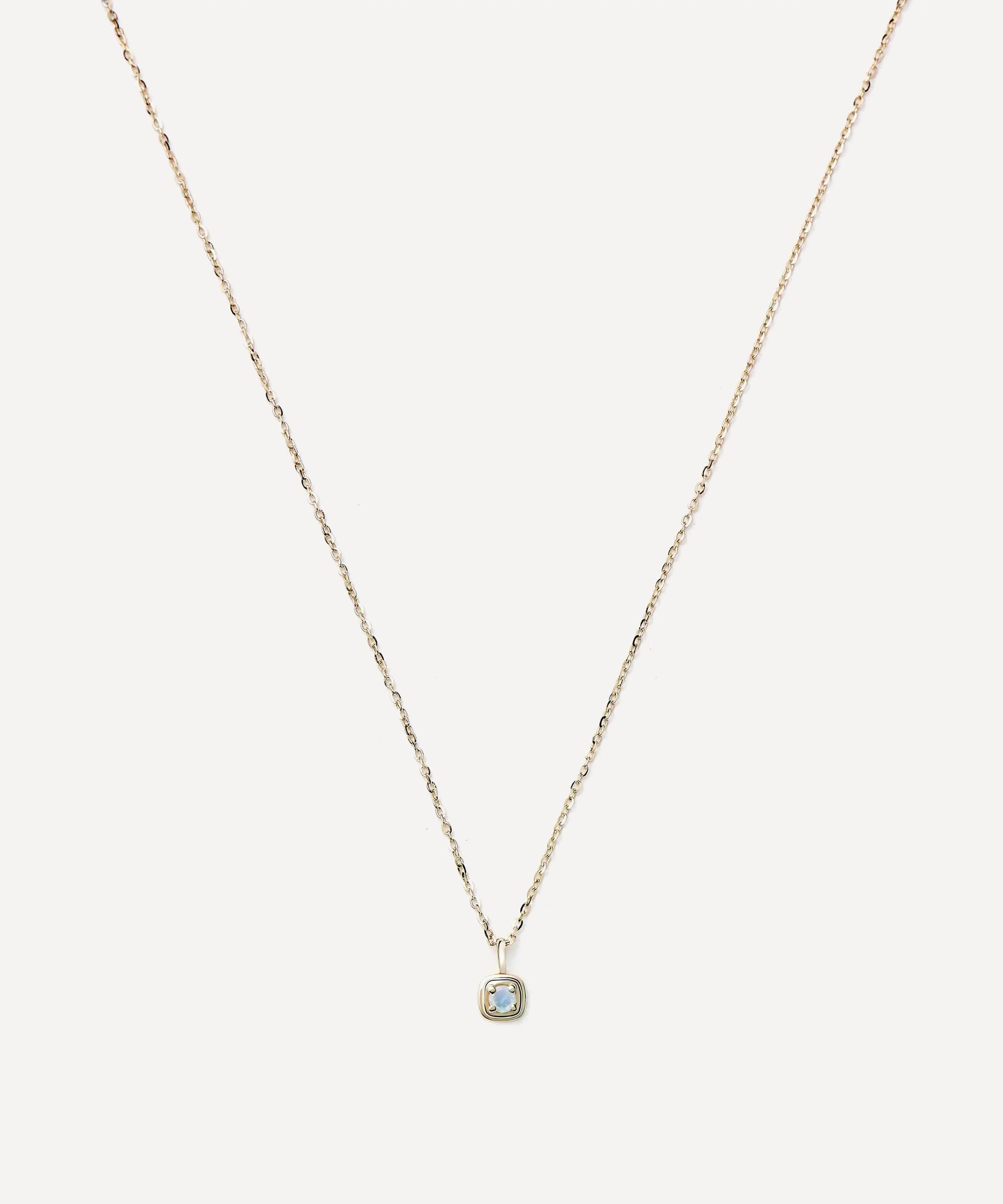 Missoma - 14ct Gold Fine June Birthstone Pendant Necklace