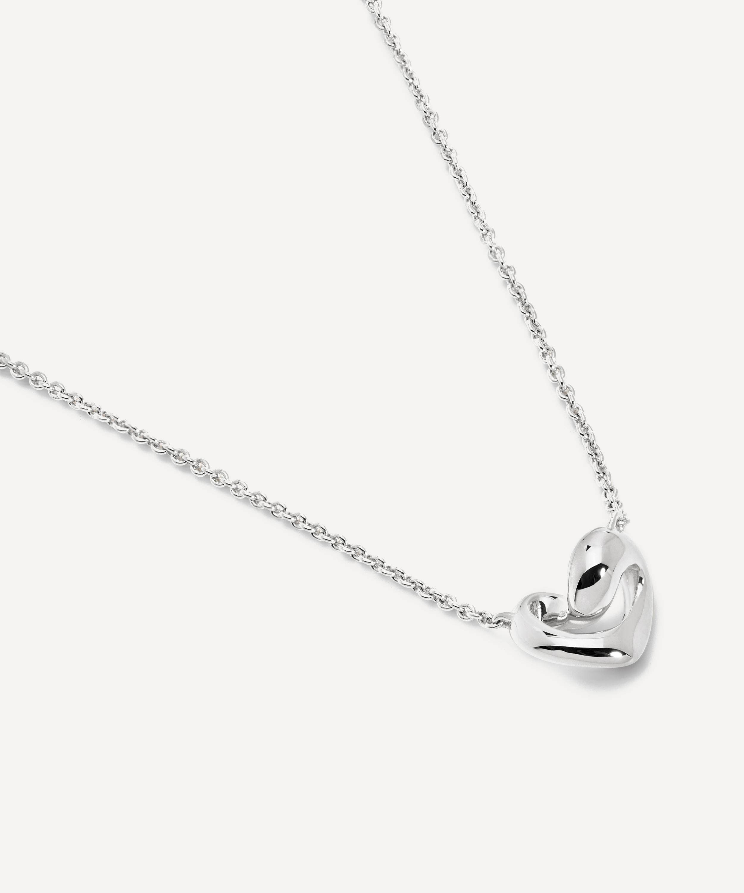 Monica Vinader - Sterling Silver Infinity Heart Small Chain Necklace