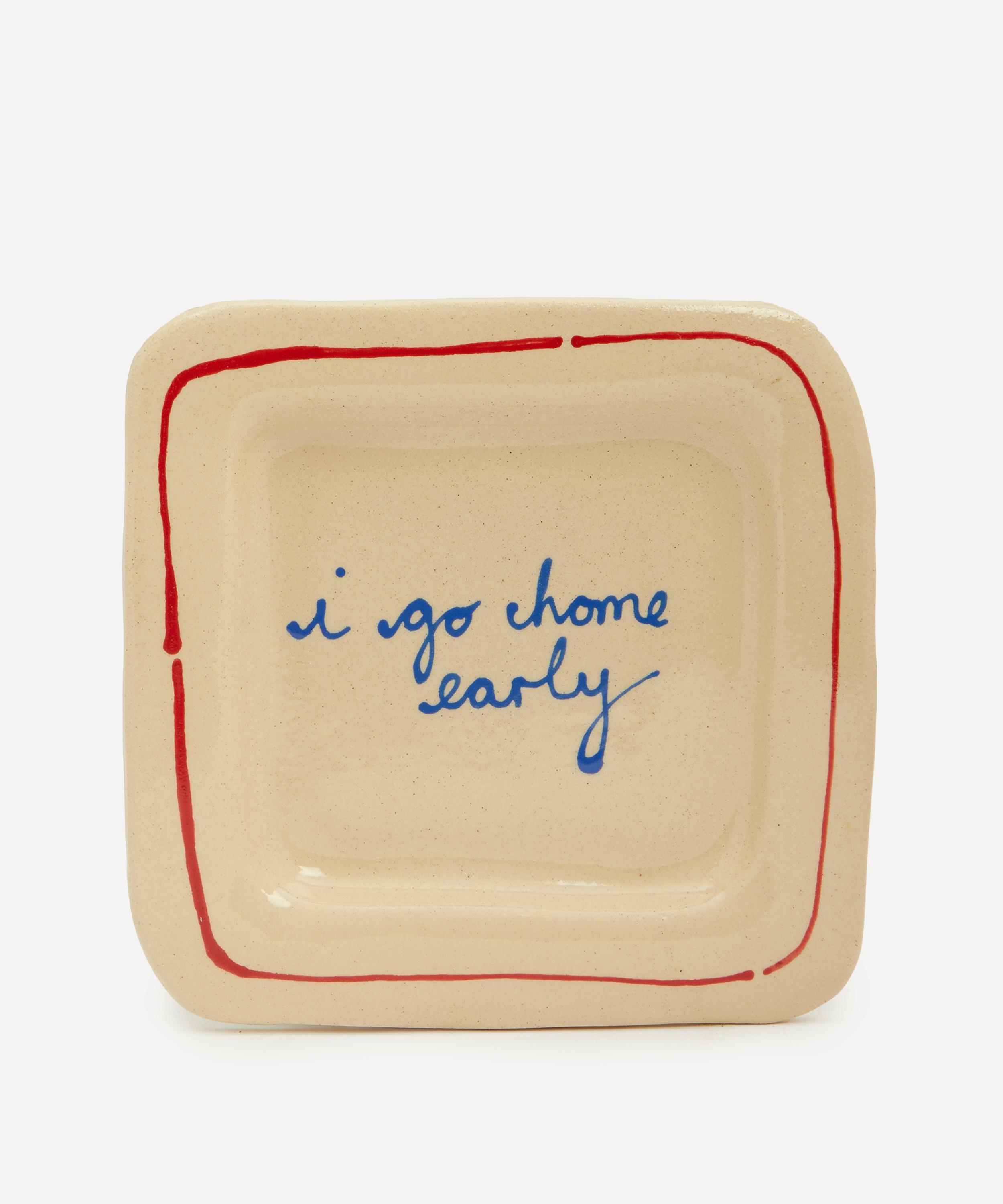 L&Clay Ceramics - I Go Home Early Trinket Tray