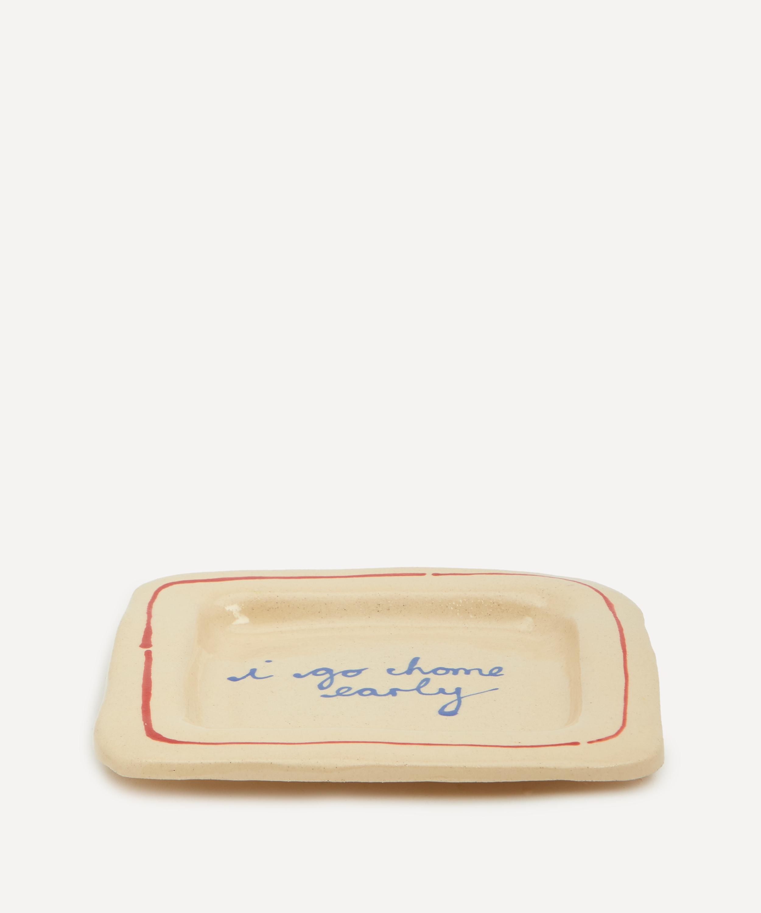 L&Clay Ceramics - I Go Home Early Trinket Tray image number 1