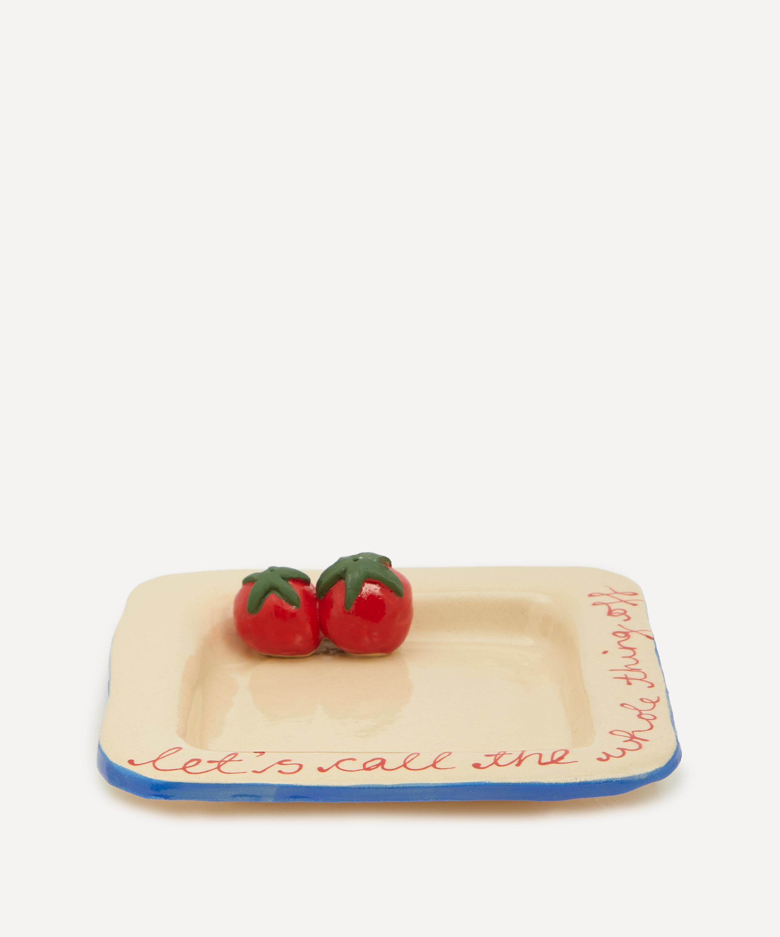 L&Clay Ceramics - Let&rsquo;s Call The Whole Thing Off Trinket Tray image number 1
